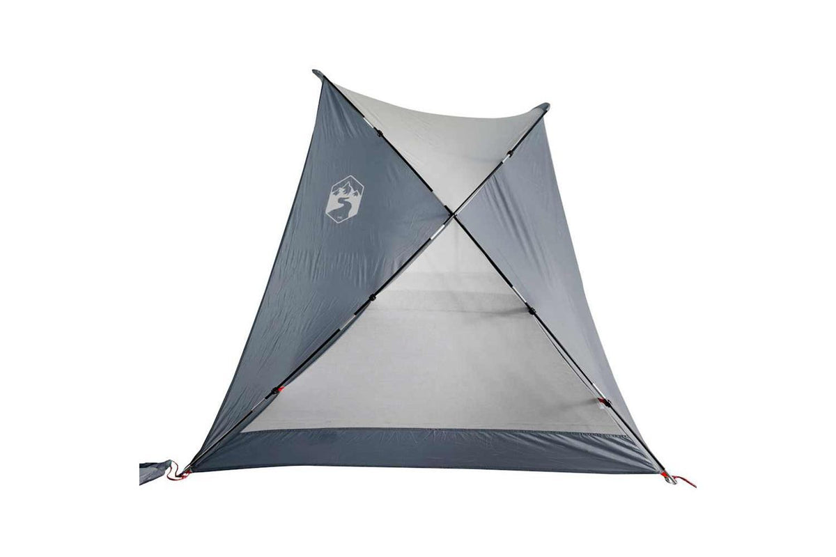 Vidaxl Beach Tent Grey 274x178x170/148 Cm 185t Polyester-6