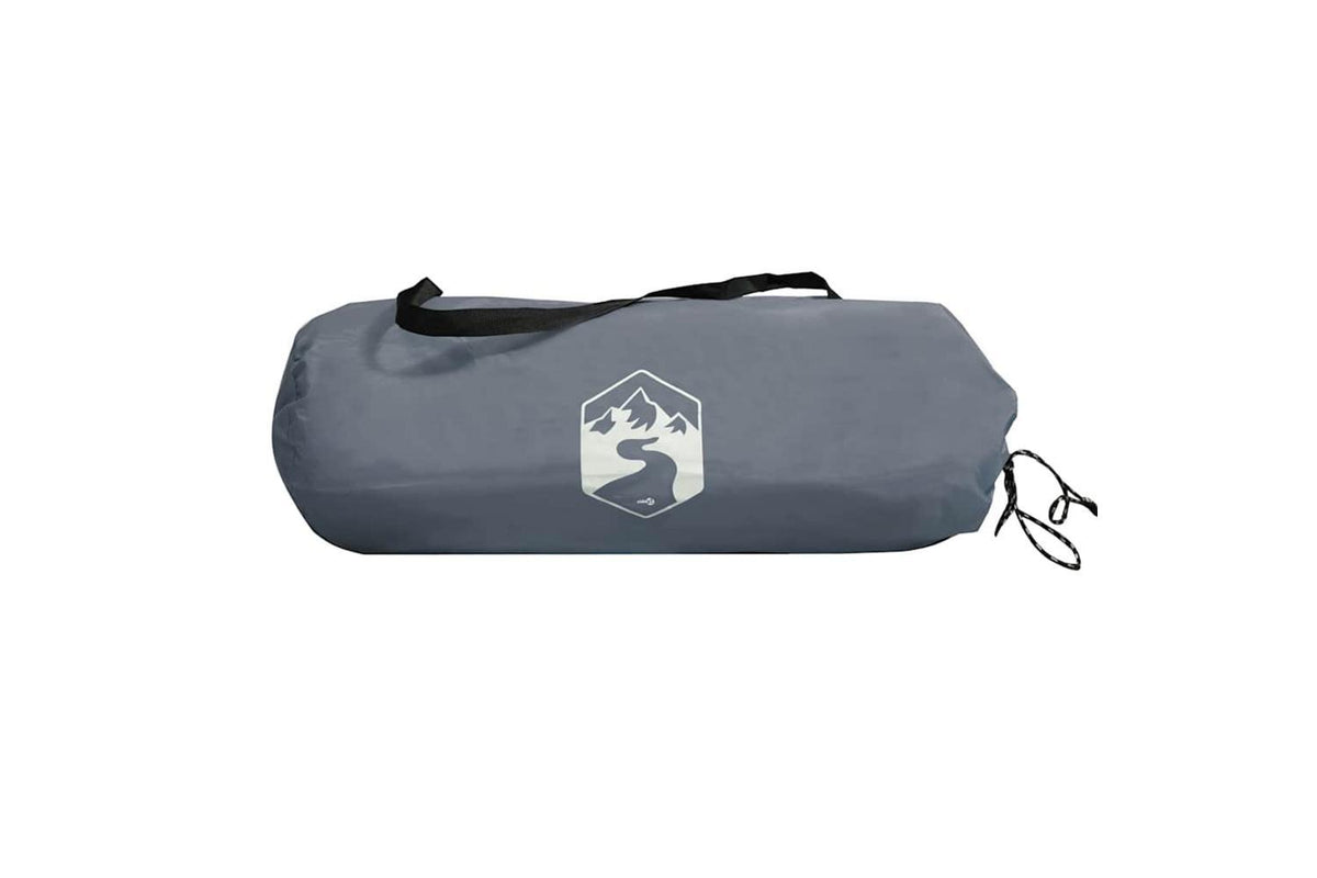 Vidaxl Beach Tent Grey 274x178x170/148 Cm 185t Polyester-9