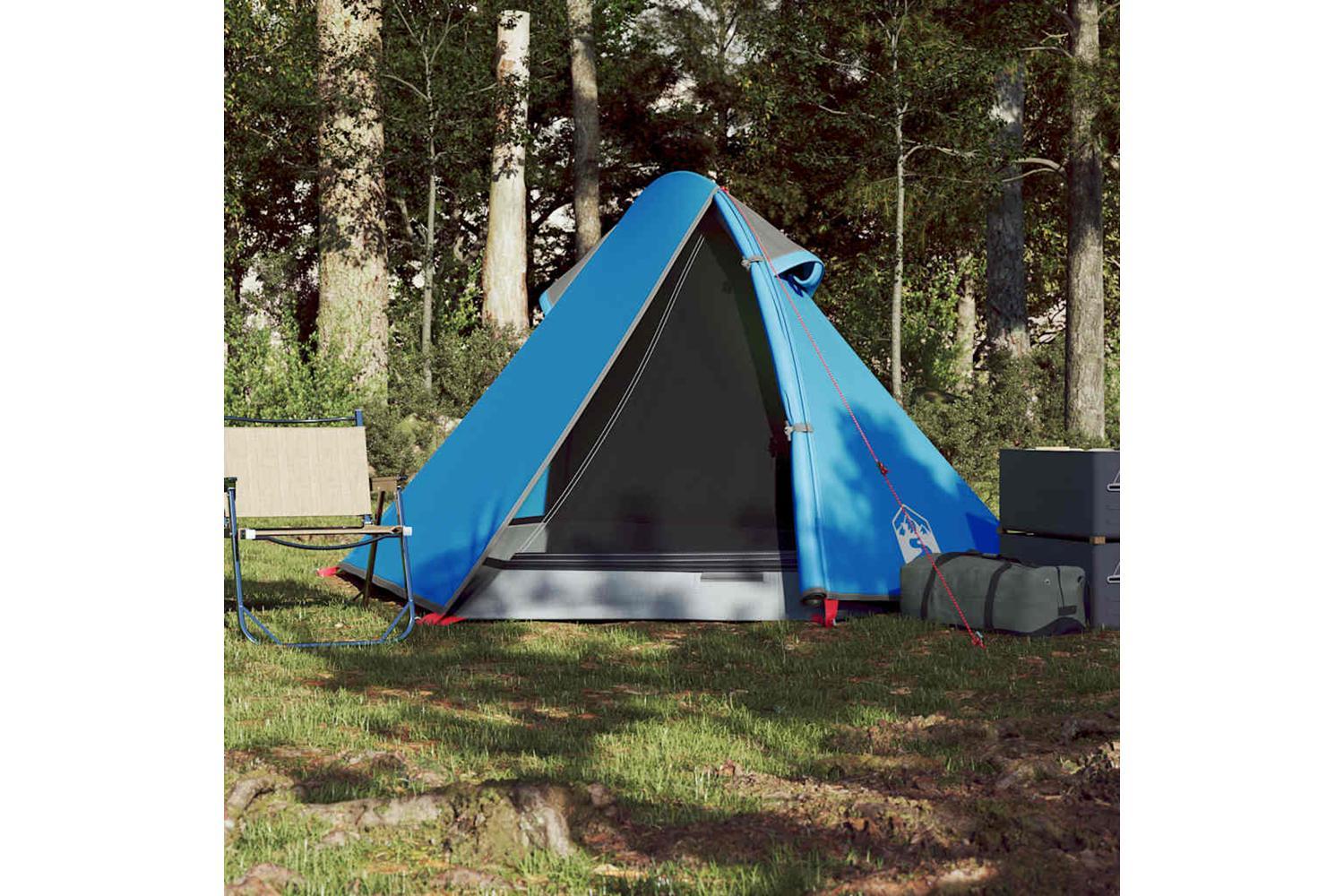 Vidaxl Camping Tent Dome 2-person Blue Waterproof-3