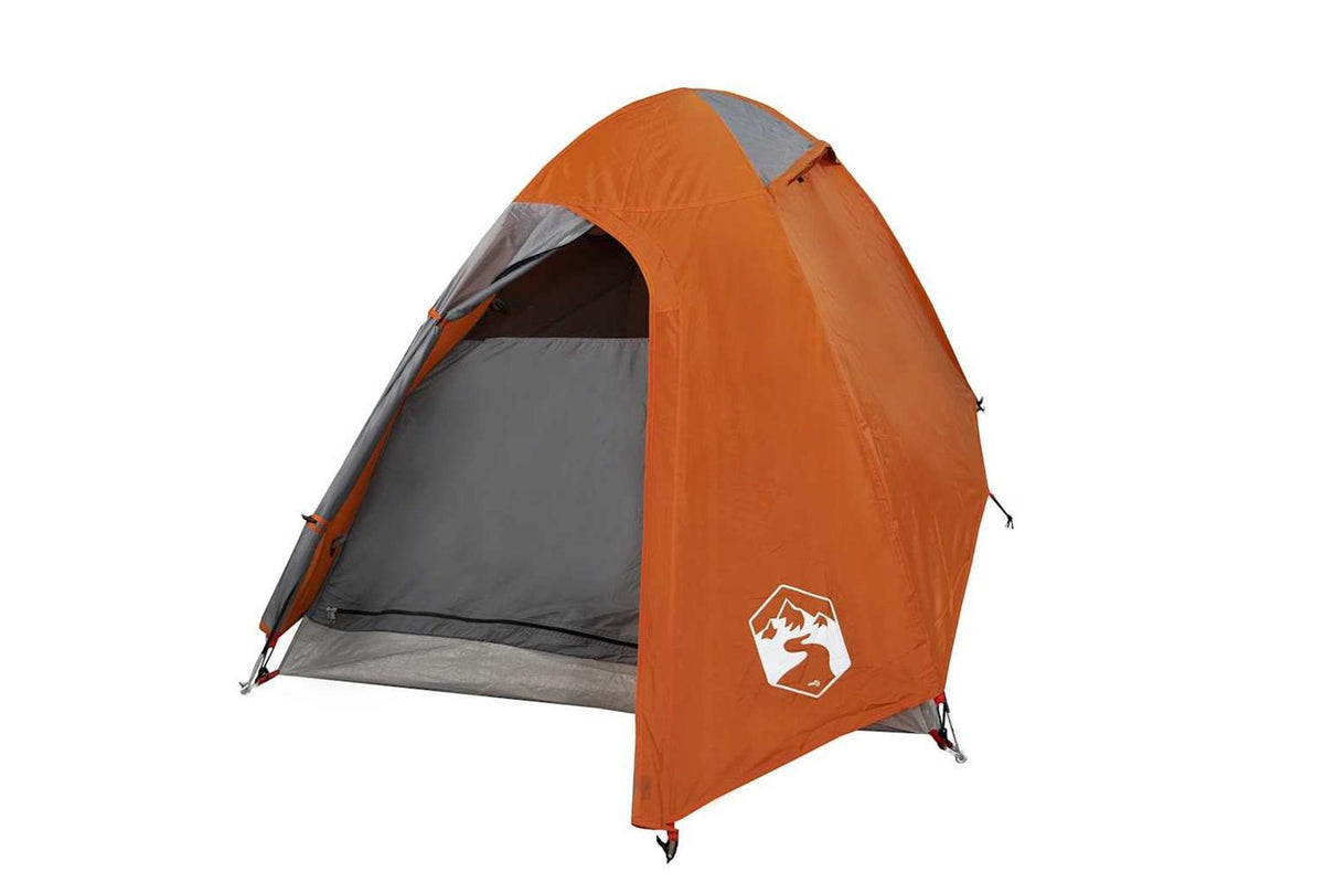Vidaxl Camping Tent Dome 2-person Orange Waterproof-4