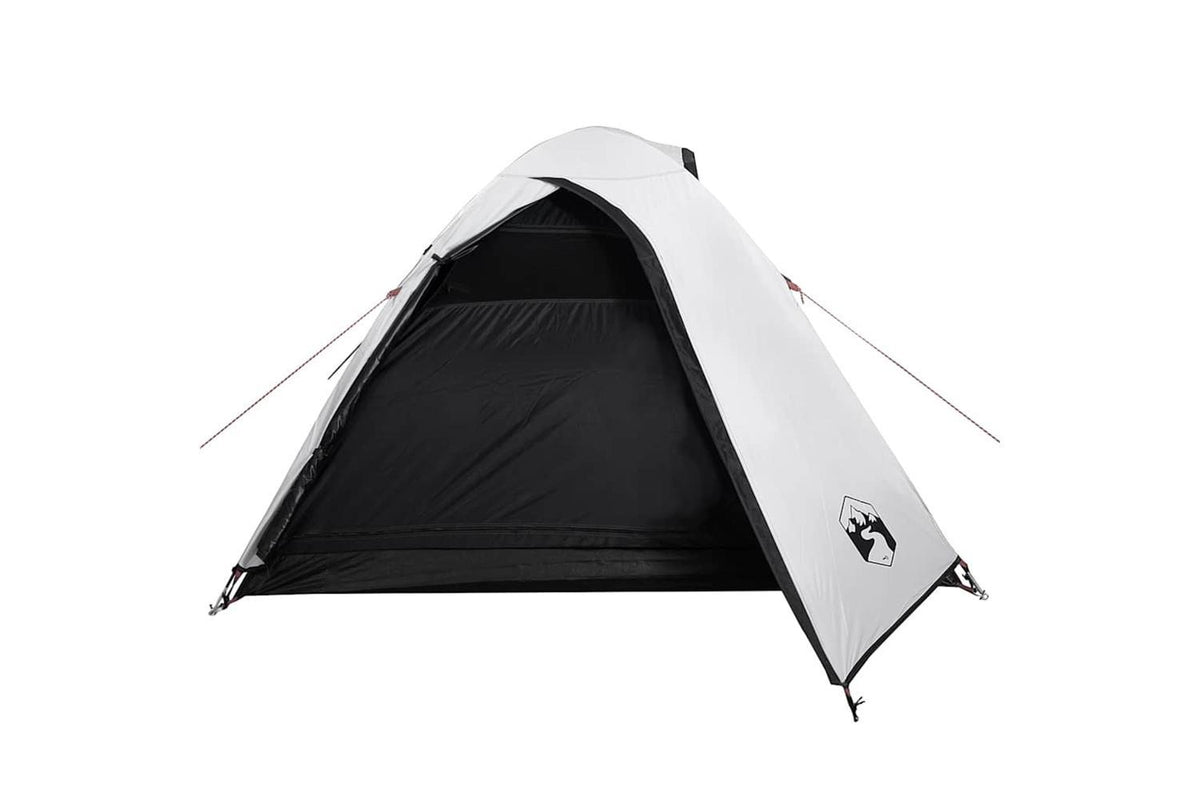 Vidaxl Camping Tent Dome 3-person White Blackout Fabric Waterproof-5