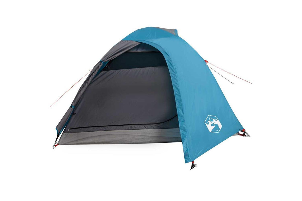 Vidaxl Camping Tent Dome 4-person Blue Waterproof-5