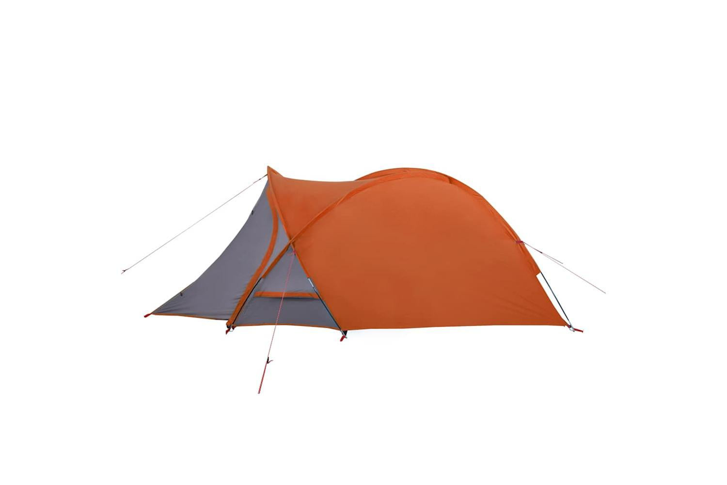 Vidaxl Camping Tent Dome 2-person Grey And Orange Waterproof-7