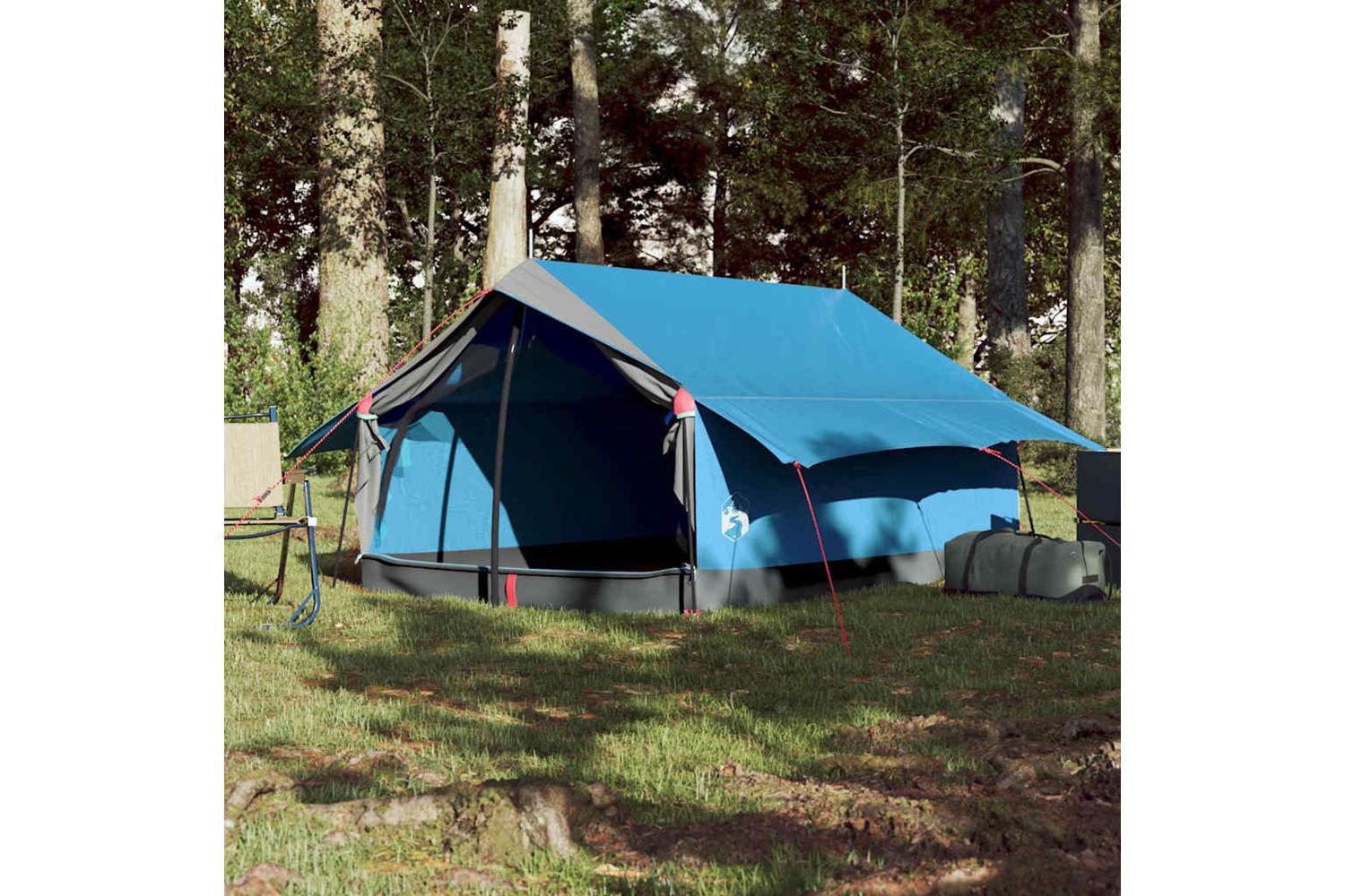 Vidaxl Camping Tent 2-person Blue Waterproof-3