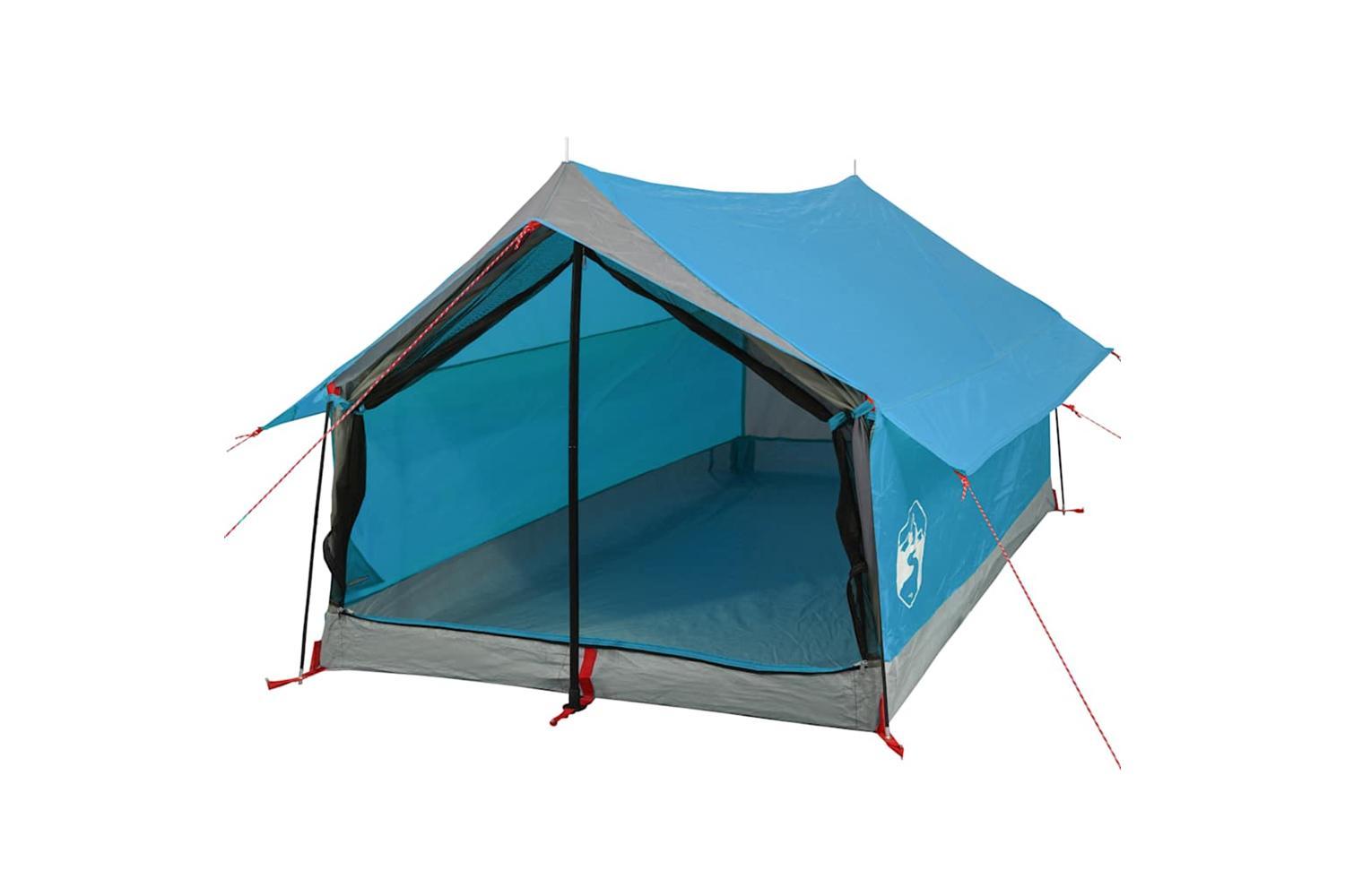 Vidaxl Camping Tent 2-person Blue Waterproof-4