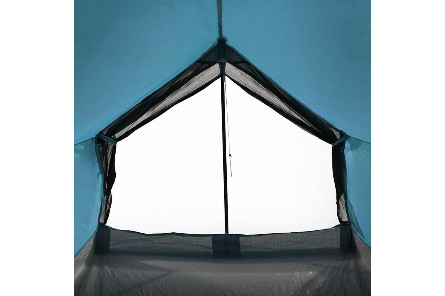 Vidaxl Camping Tent 2-person Blue Waterproof-10