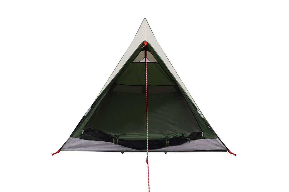 Vidaxl Camping Tent 2-person Green Waterproof-5