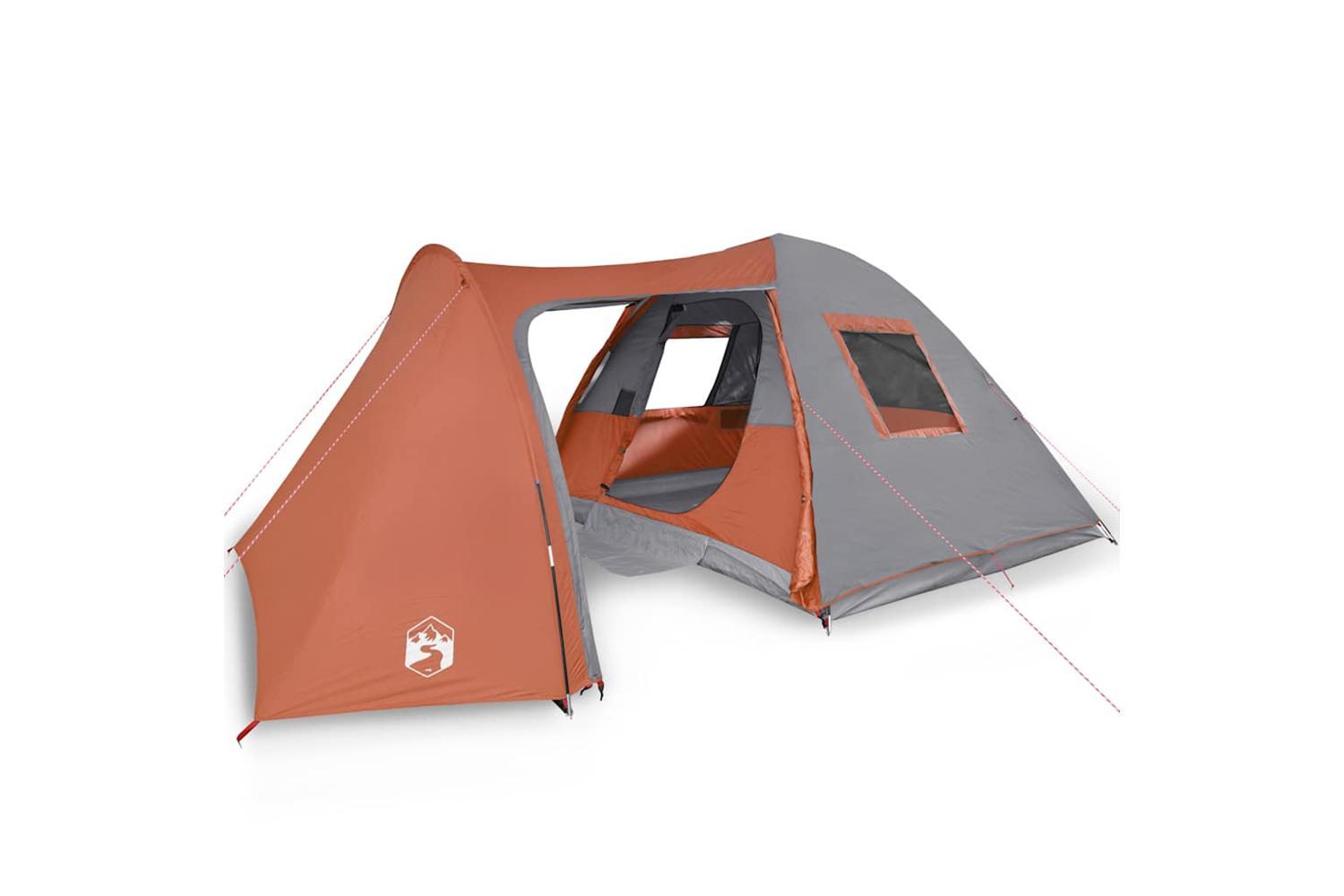 Vidaxl Family Tent Dome 6-person Orange Waterproof