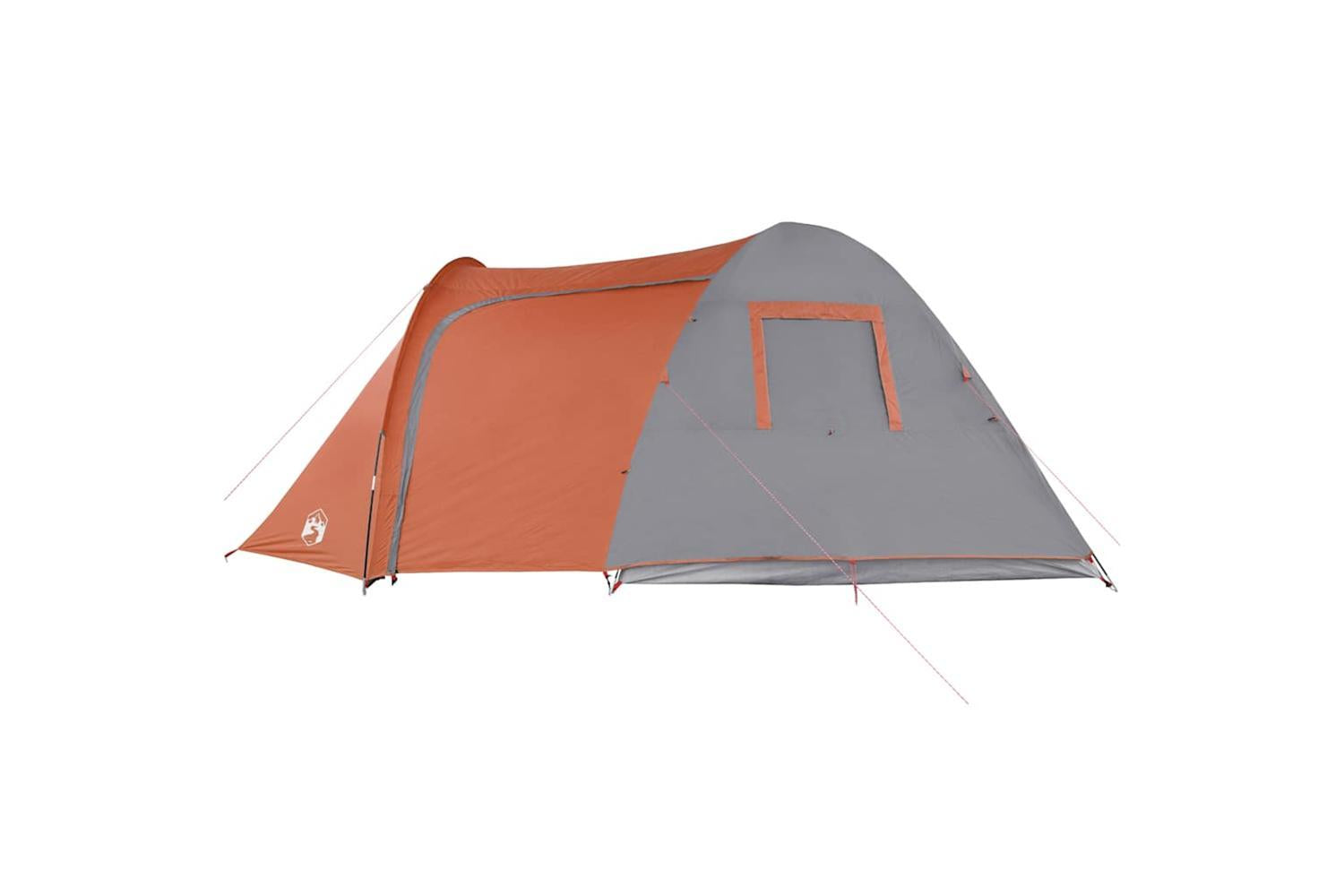 Vidaxl Family Tent Dome 6-person Orange Waterproof-6