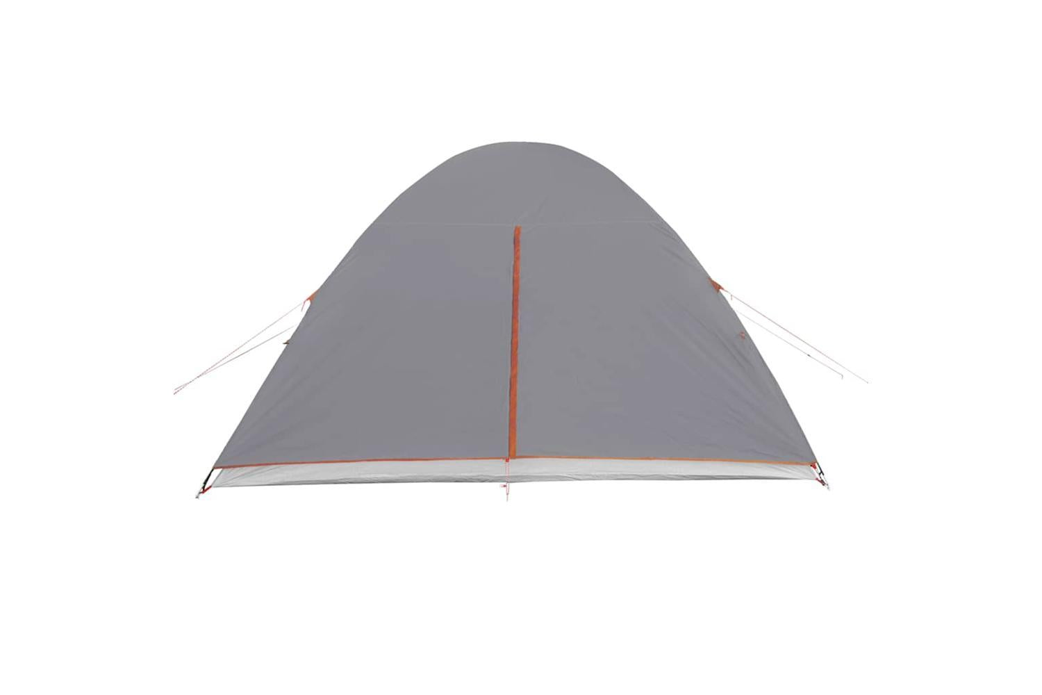 Vidaxl Family Tent Dome 6-person Orange Waterproof-8