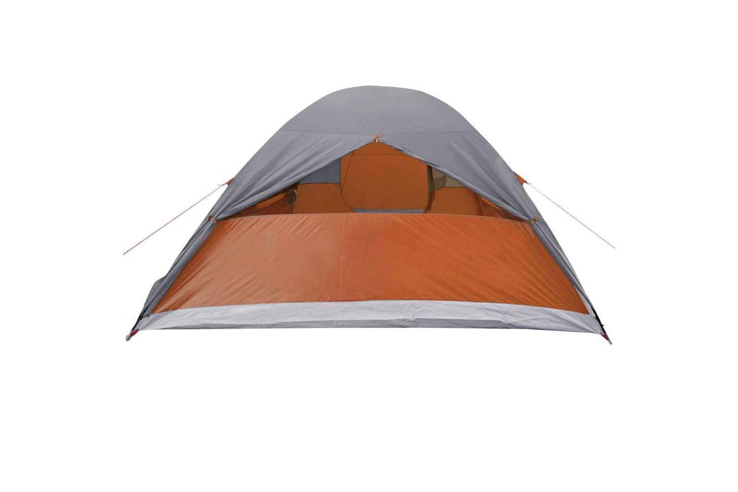Vidaxl Family Tent Dome 6-person Orange Waterproof-9