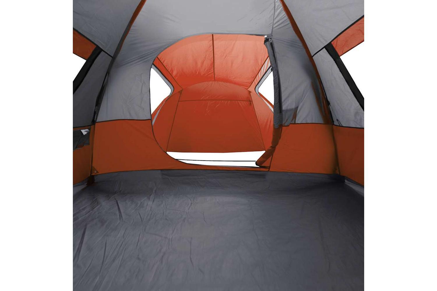 Vidaxl Family Tent Dome 6-person Orange Waterproof-10
