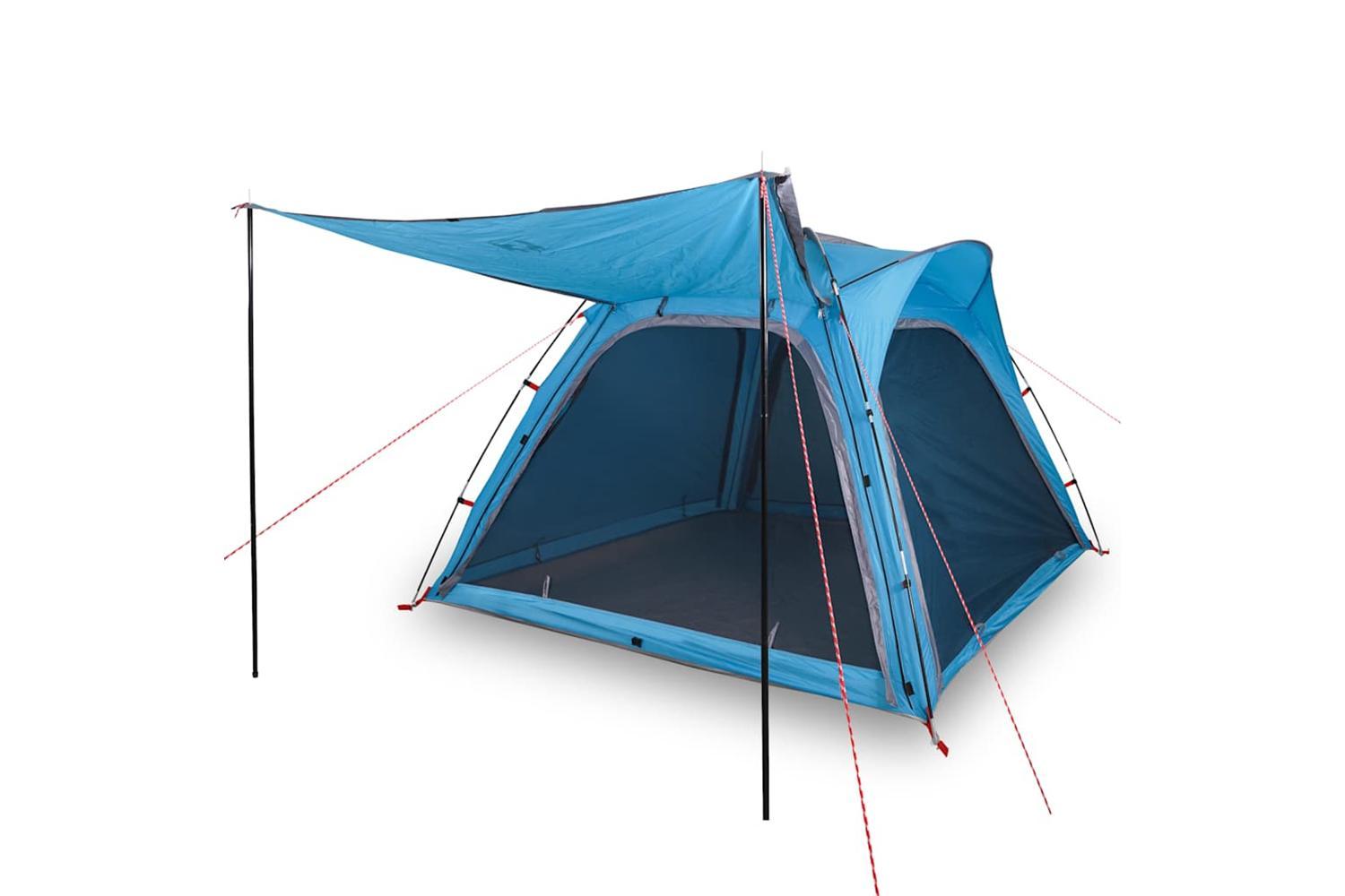 Vidaxl Camping Tent 4-person Blue Quick Release Waterproof-2