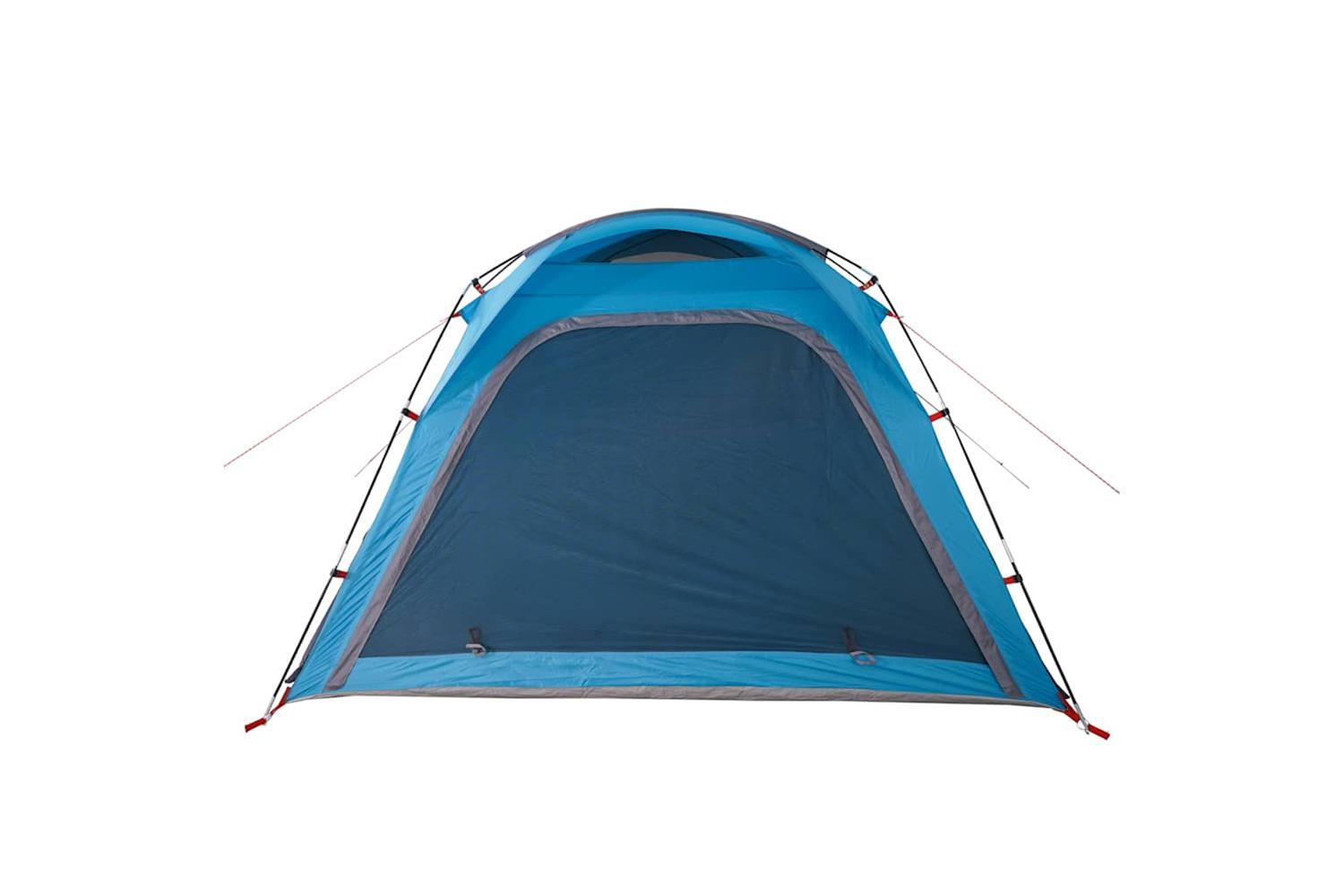 Vidaxl Camping Tent 4-person Blue Quick Release Waterproof-9