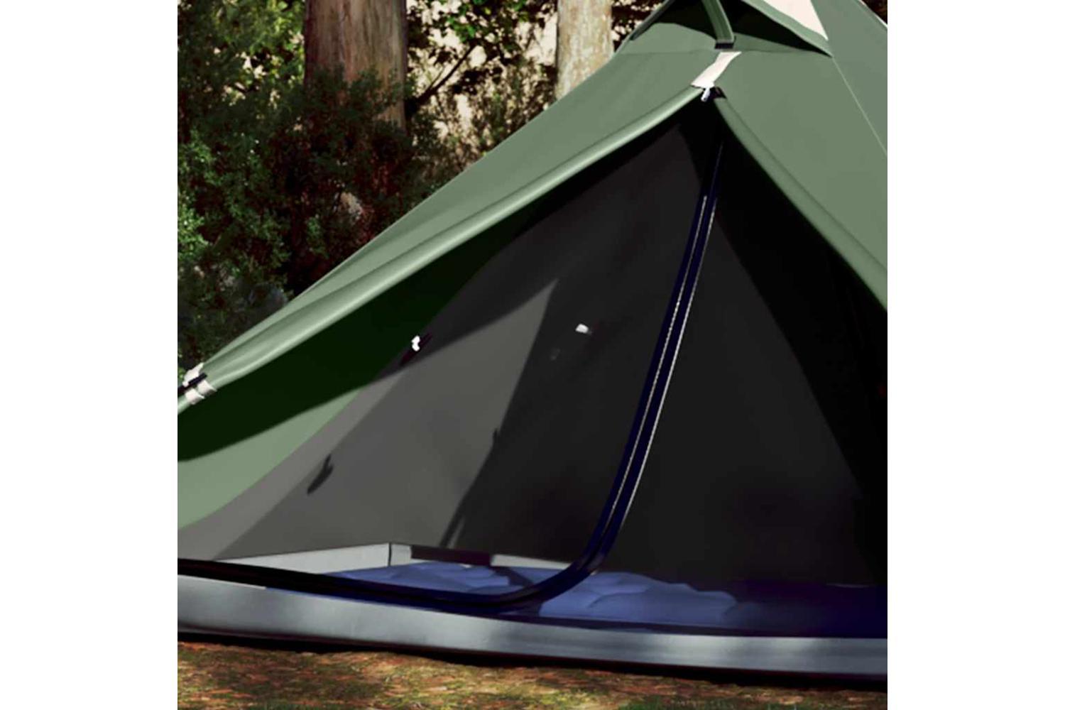 Vidaxl Hanging Tent Tipi 1-person Green Waterproof-3