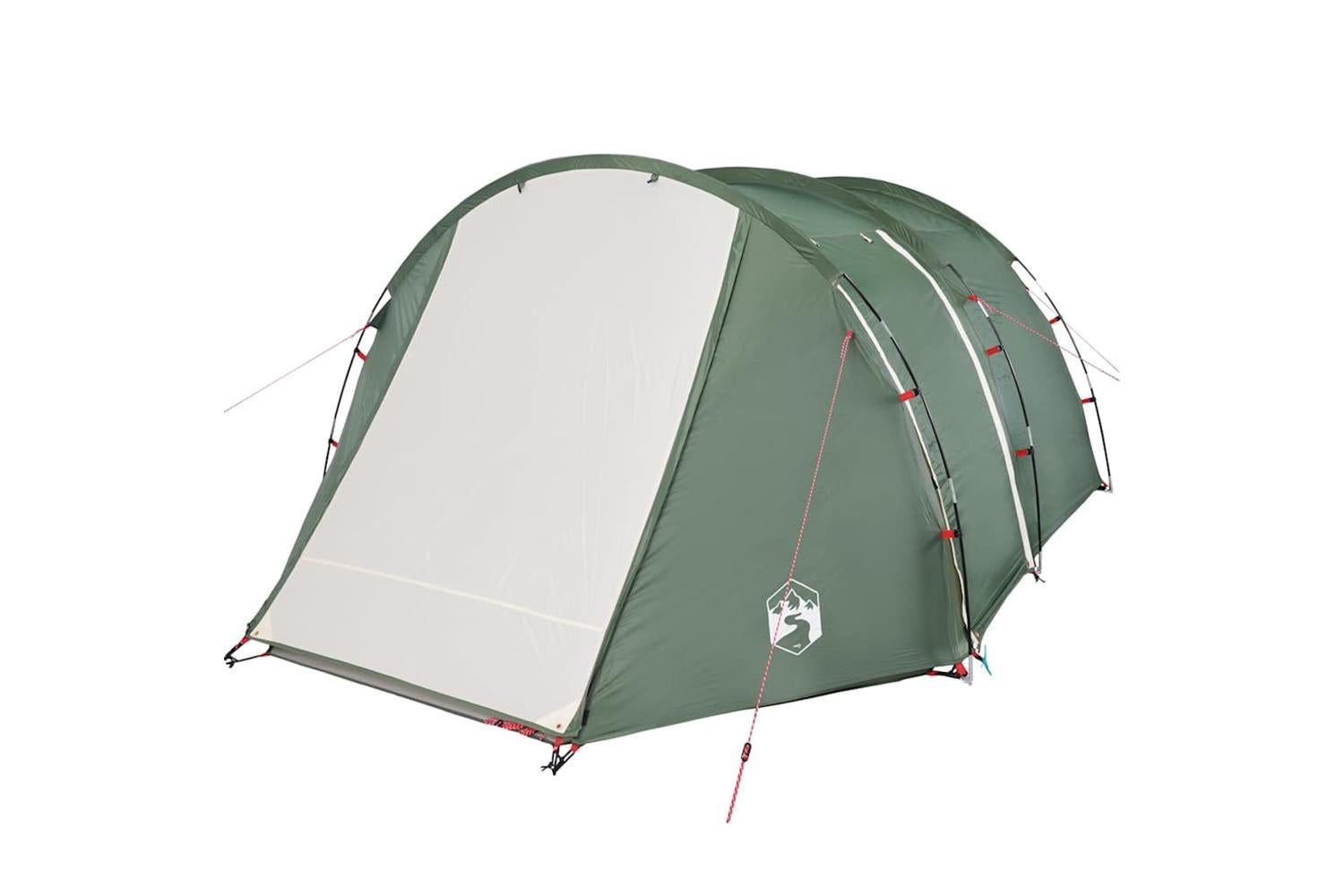 Vidaxl Camping Tent Tunnel 4-person Green Waterproof-5