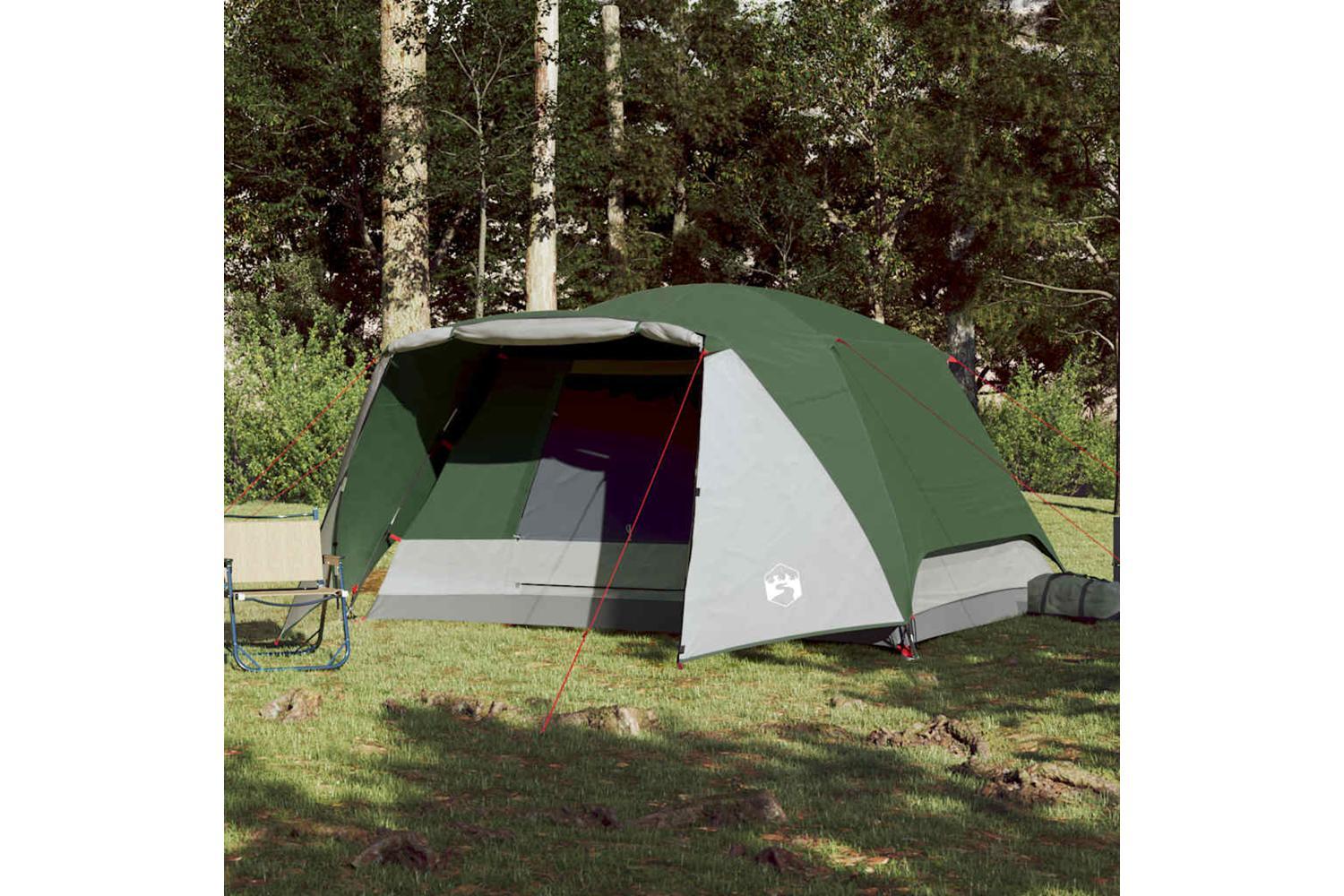 Vidaxl Family Tent With Porch 6-person Green Waterproof-3