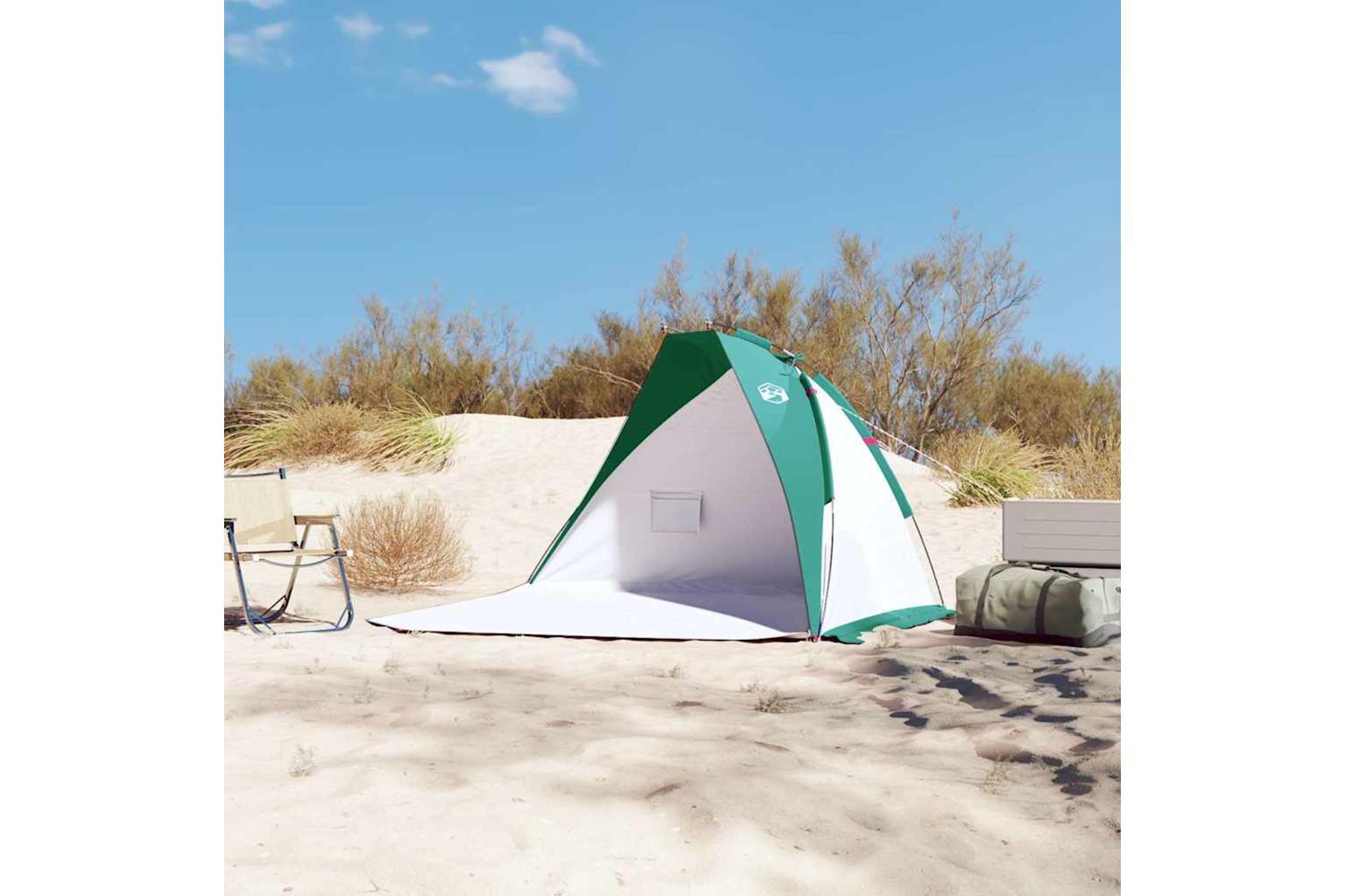 Vidaxl Beach Tent Sea Green 268x223x125 Cm 185t Polyester-3
