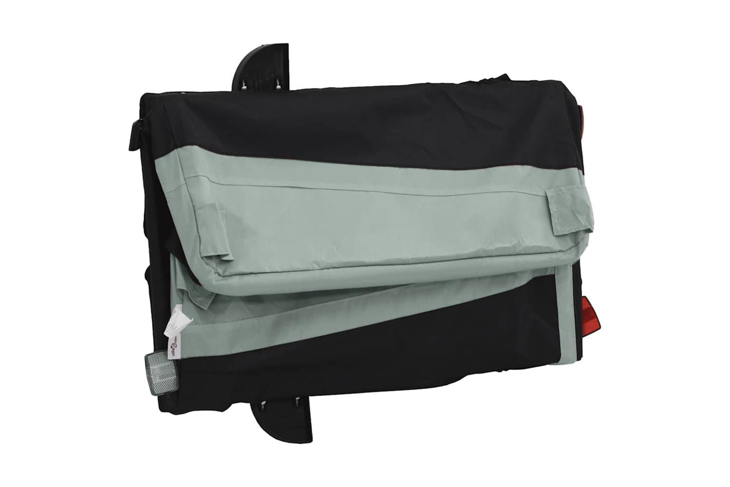 Vidaxl Bike Trailer Black And Grey 45 Kg Iron-9