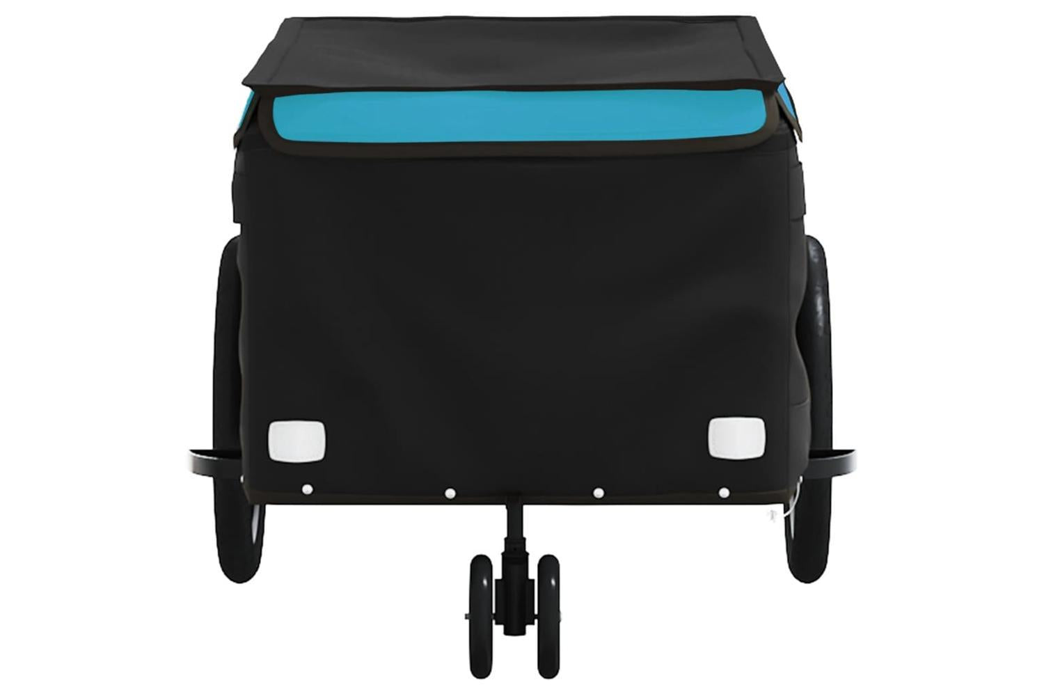 Vidaxl Bike Trailer Black And Blue 30 Kg Iron-6