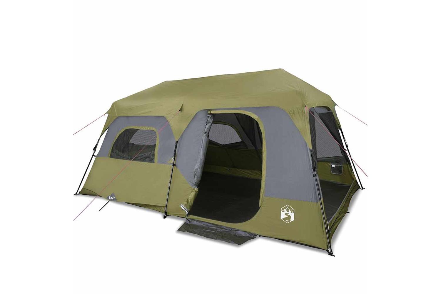 Vidaxl Family Tent 9-person Green Quick Release Waterproof-2