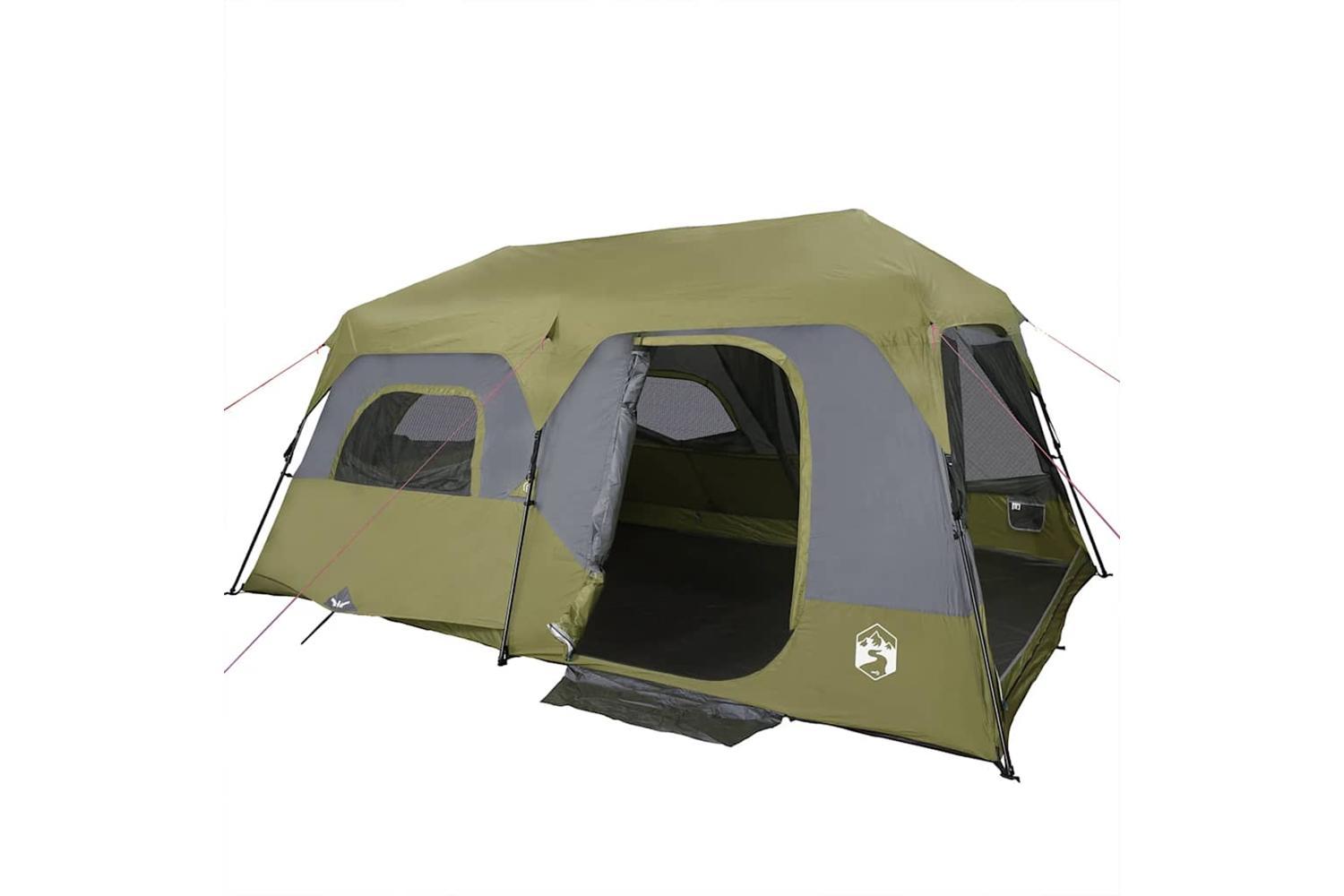 Vidaxl Family Tent 9-person Green Quick Release Waterproof-3