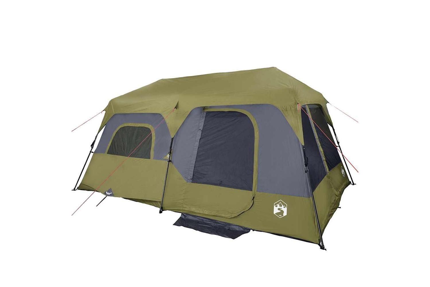 Vidaxl Family Tent 9-person Green Quick Release Waterproof-6