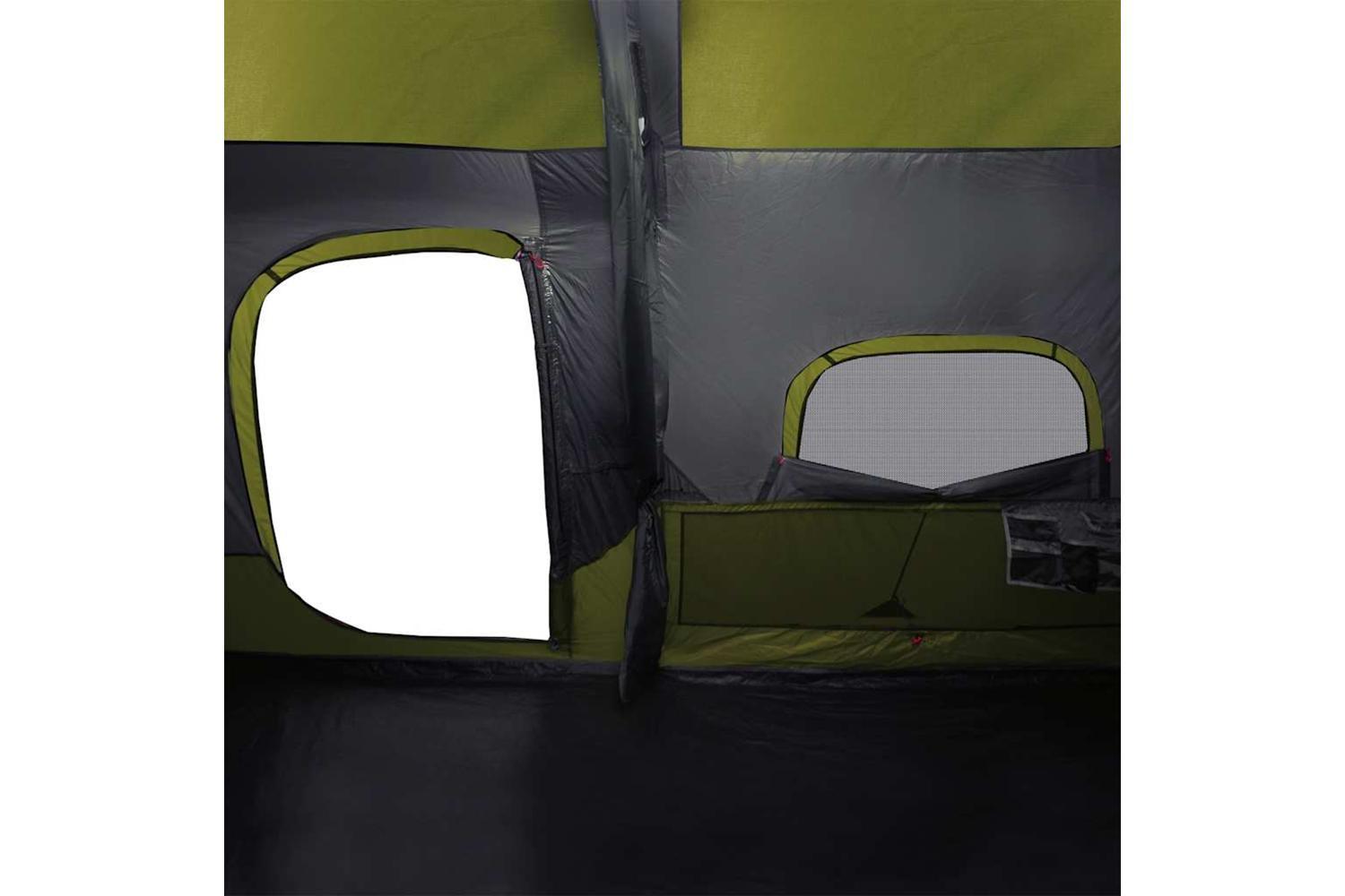 Vidaxl Family Tent 9-person Green Quick Release Waterproof-10