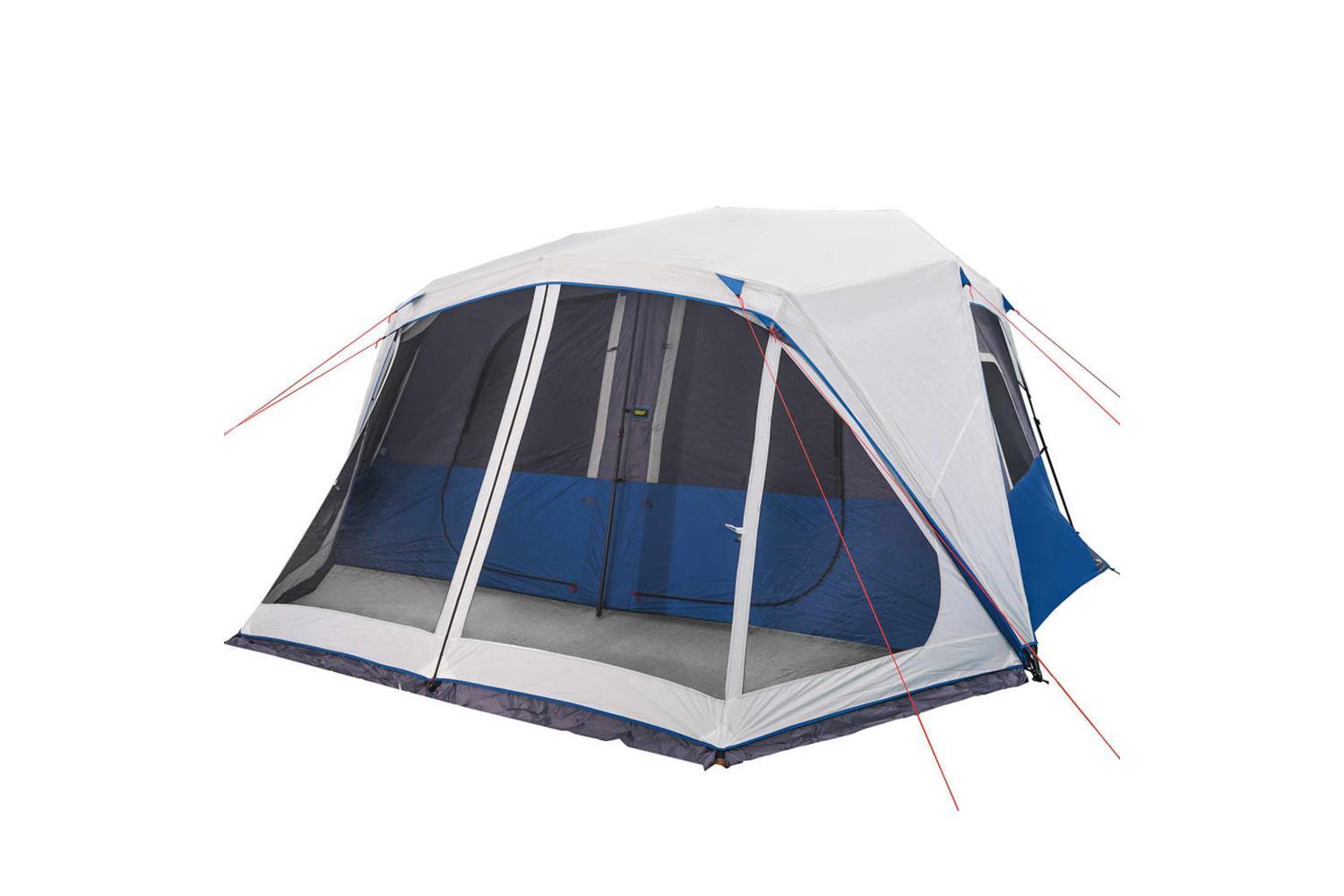 Vidaxl Family Tent With Led 10-person Light Blue Quick Release-6