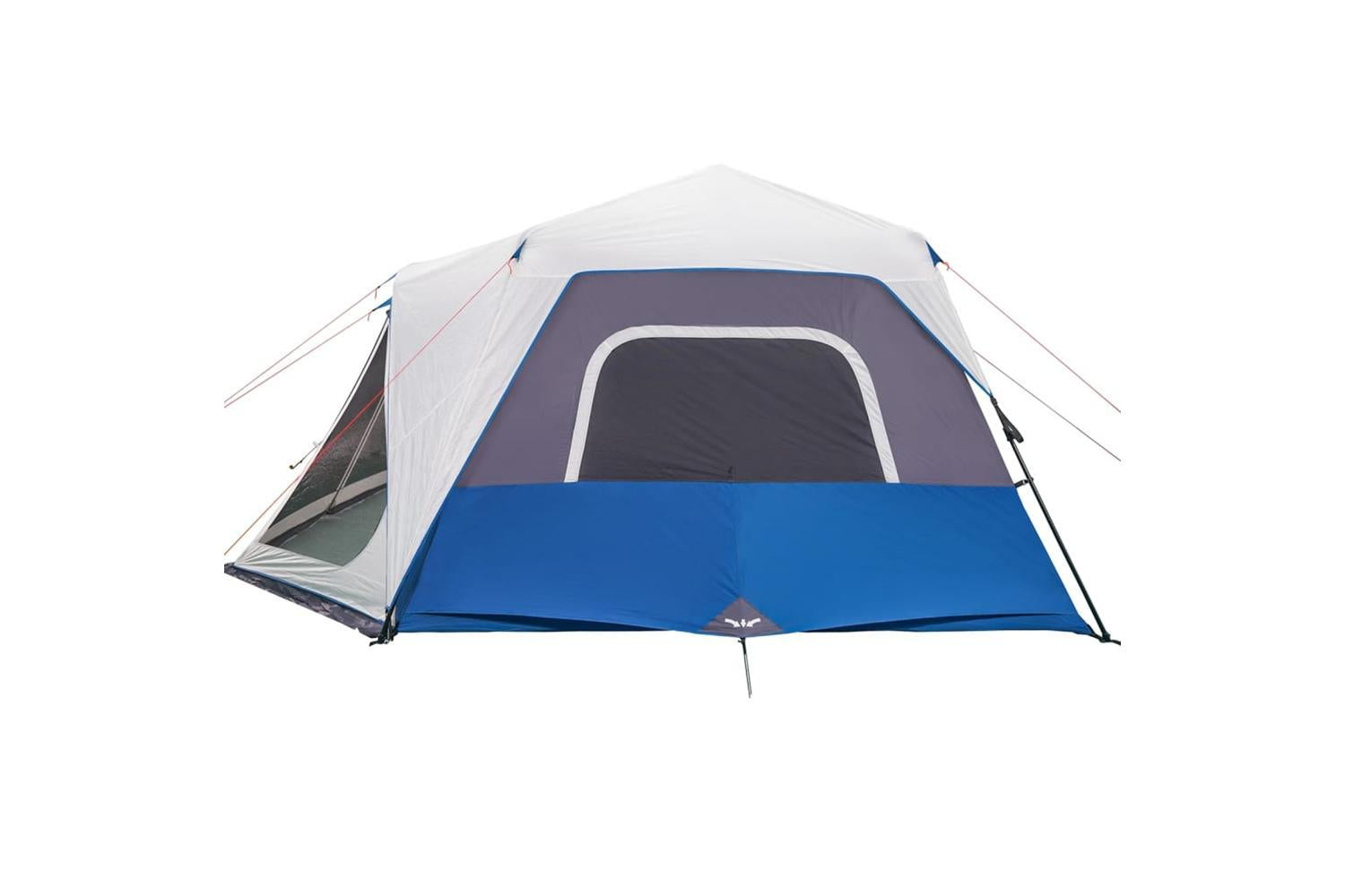 Vidaxl Family Tent With Led 10-person Light Blue Quick Release-8