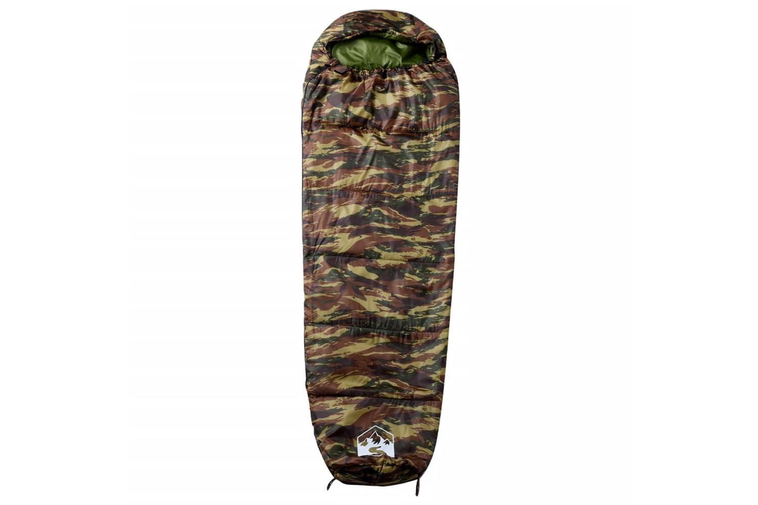Vidaxl Mummy Sleeping Bag For Adults Camping 3 Seasons-2