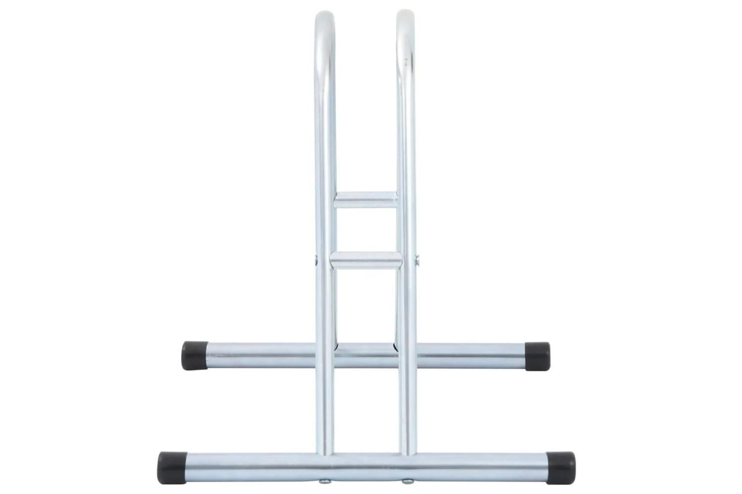 Vidaxl Bicycle Stand For 1 Bike Floor Freestanding Galvanised Steel-3