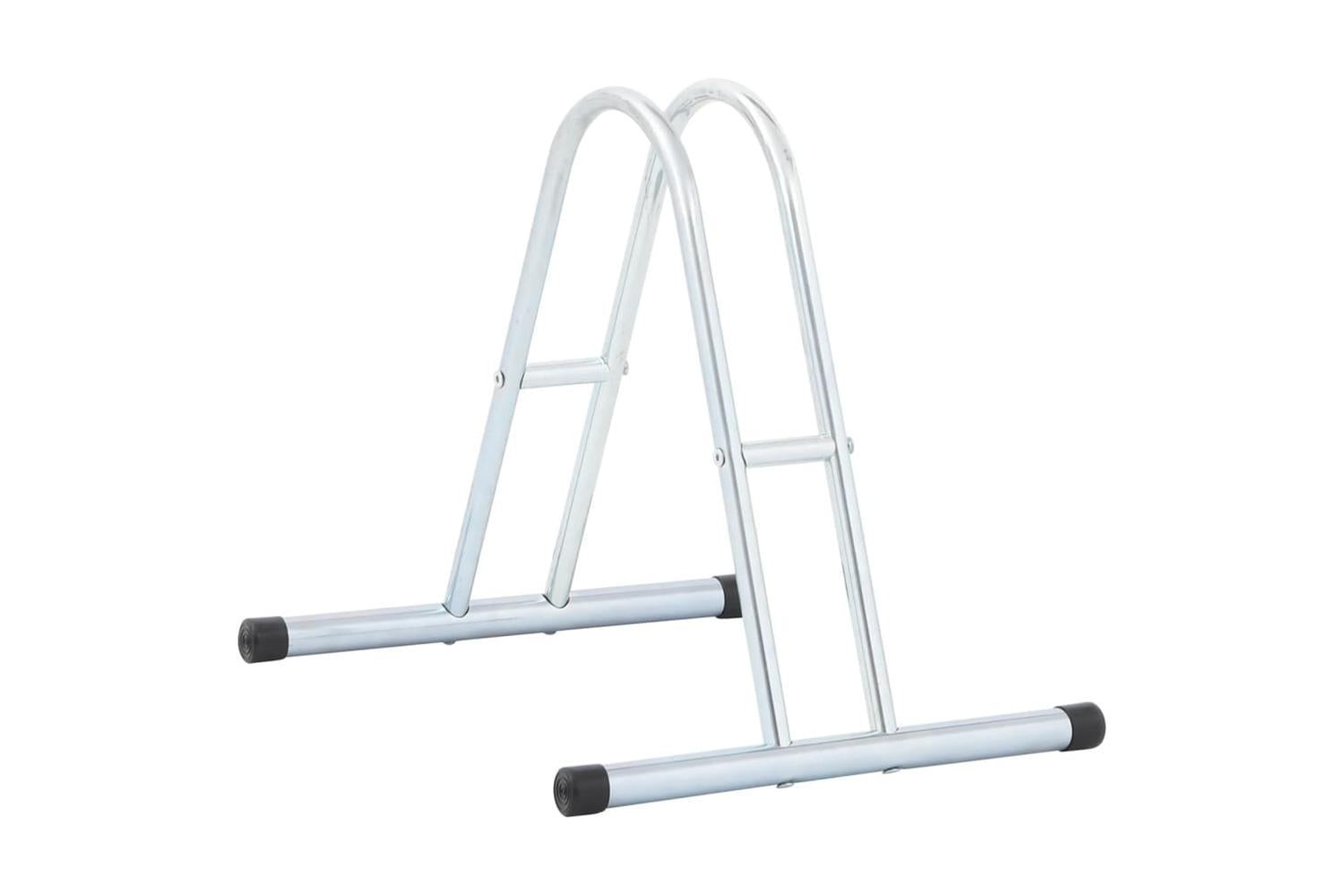 Vidaxl Bicycle Stand For 1 Bike Floor Freestanding Galvanised Steel-5