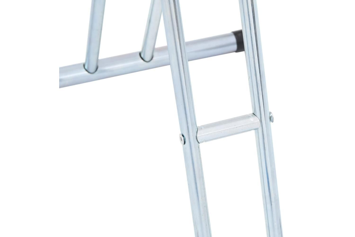 Vidaxl Bicycle Stand For 1 Bike Floor Freestanding Galvanised Steel-7
