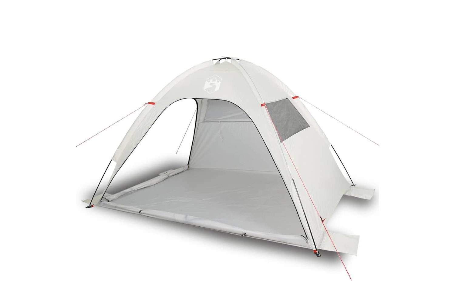 Vidaxl Beach Tent Grey Waterproof-2
