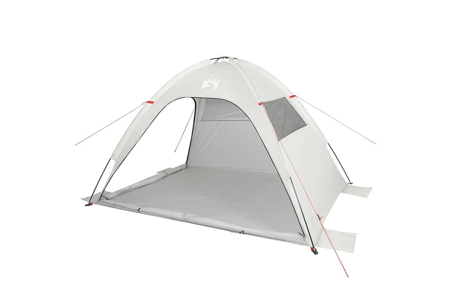 Vidaxl Beach Tent Grey Waterproof-4