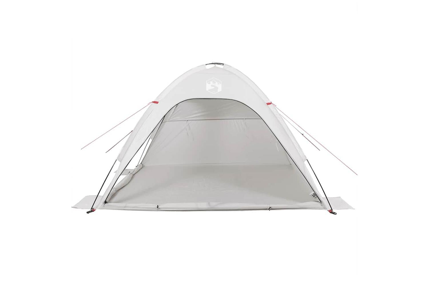Vidaxl Beach Tent Grey Waterproof-6