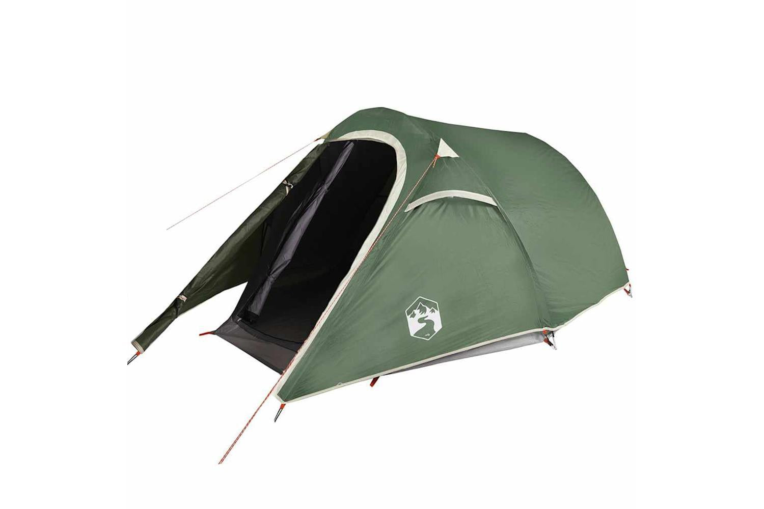 Vidaxl Camping Tent Tunnel 2-person Green Waterproof-2