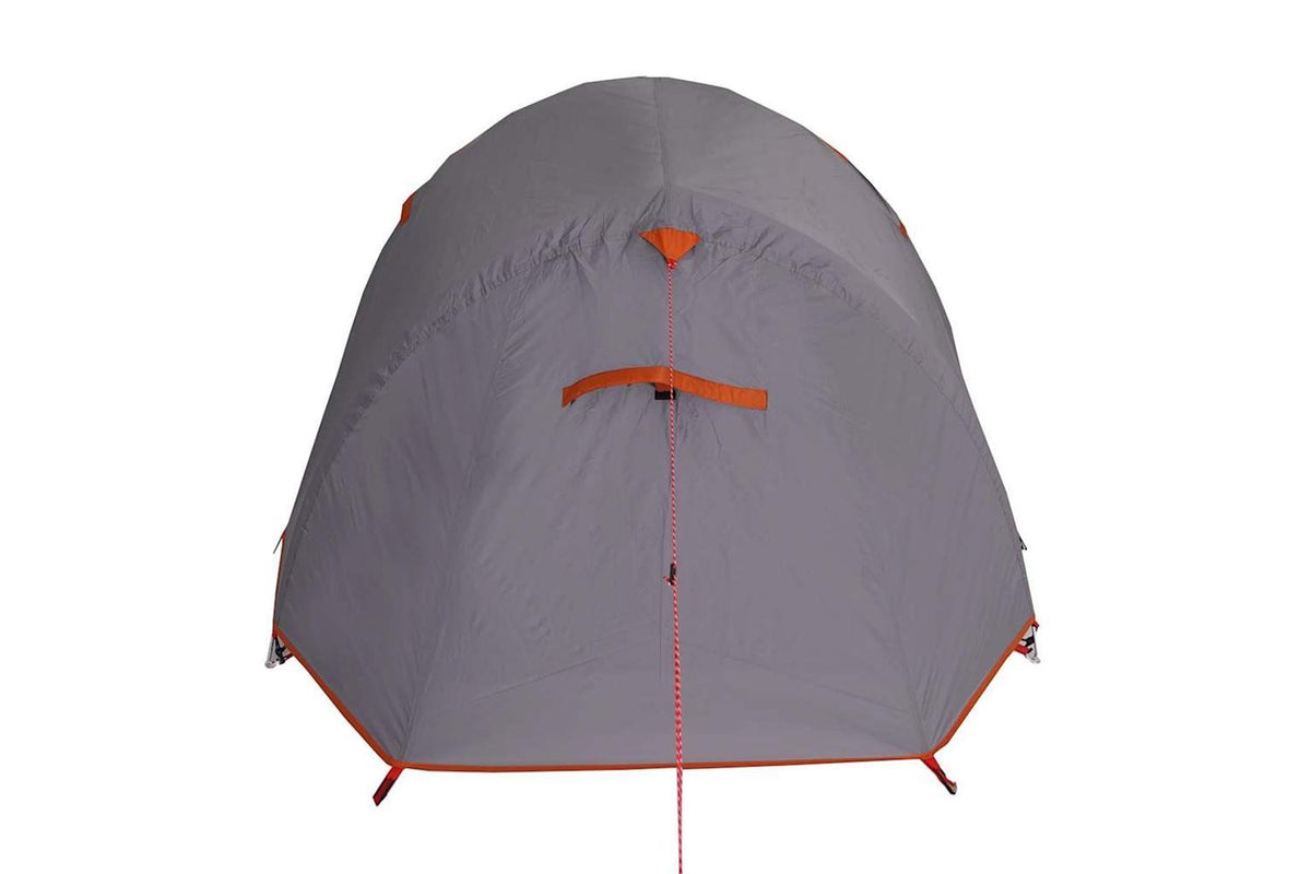 Vidaxl Camping Tent Tunnel 2-person Grey And Orange Waterproof-9