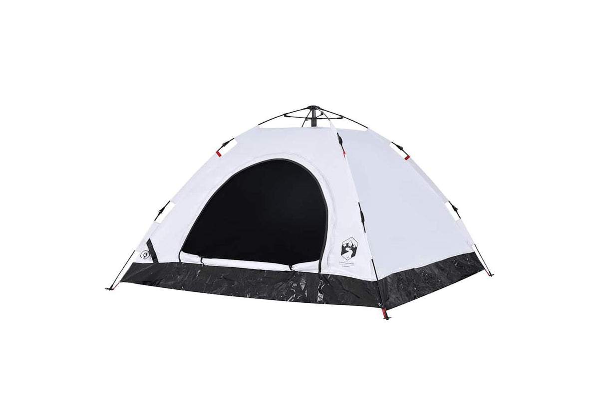 Vidaxl Camping Tent 5-person White Blackout Fabric Quick Release-4