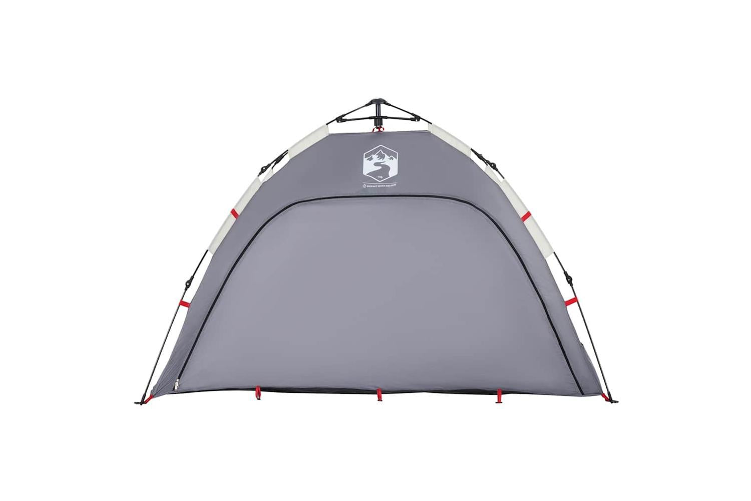 Vidaxl Beach Tent 2-person Grey Quick Release Waterproof-6