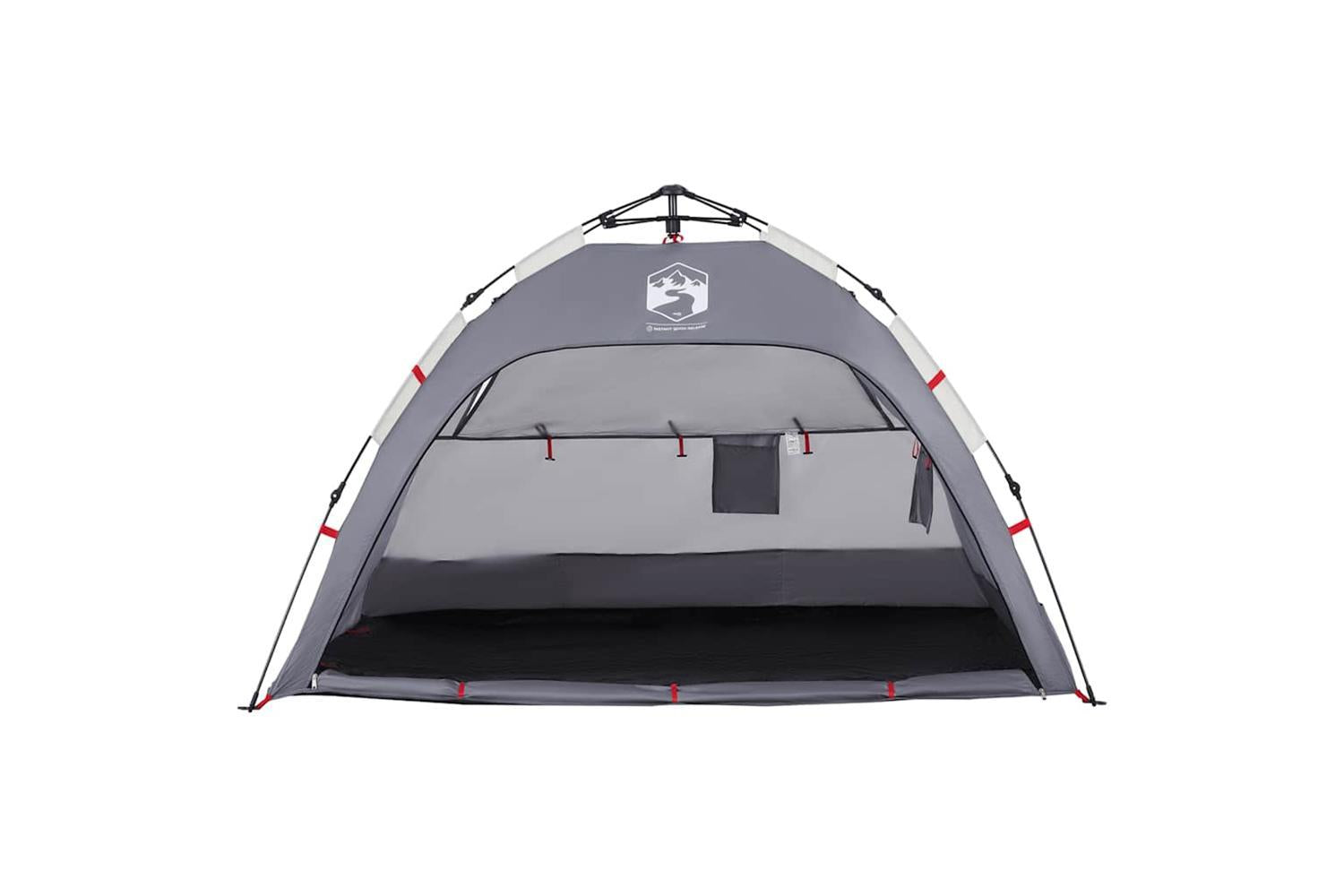 Vidaxl Beach Tent 2-person Grey Quick Release Waterproof-7