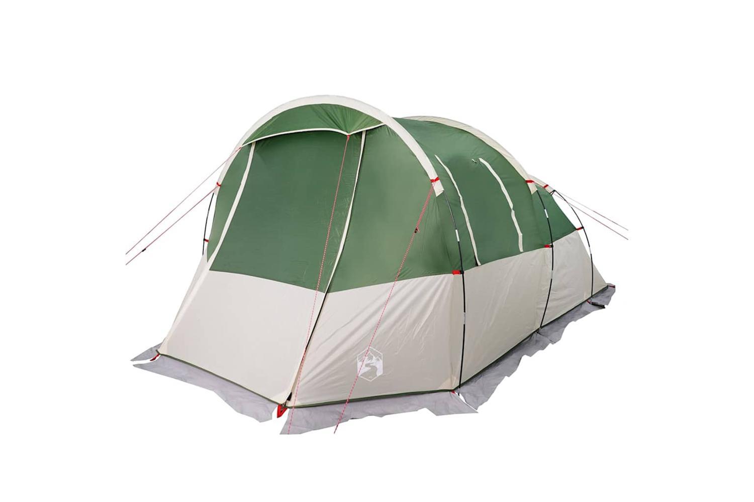 Vidaxl Camping Tent Tunnel 4-person Green Waterproof-5