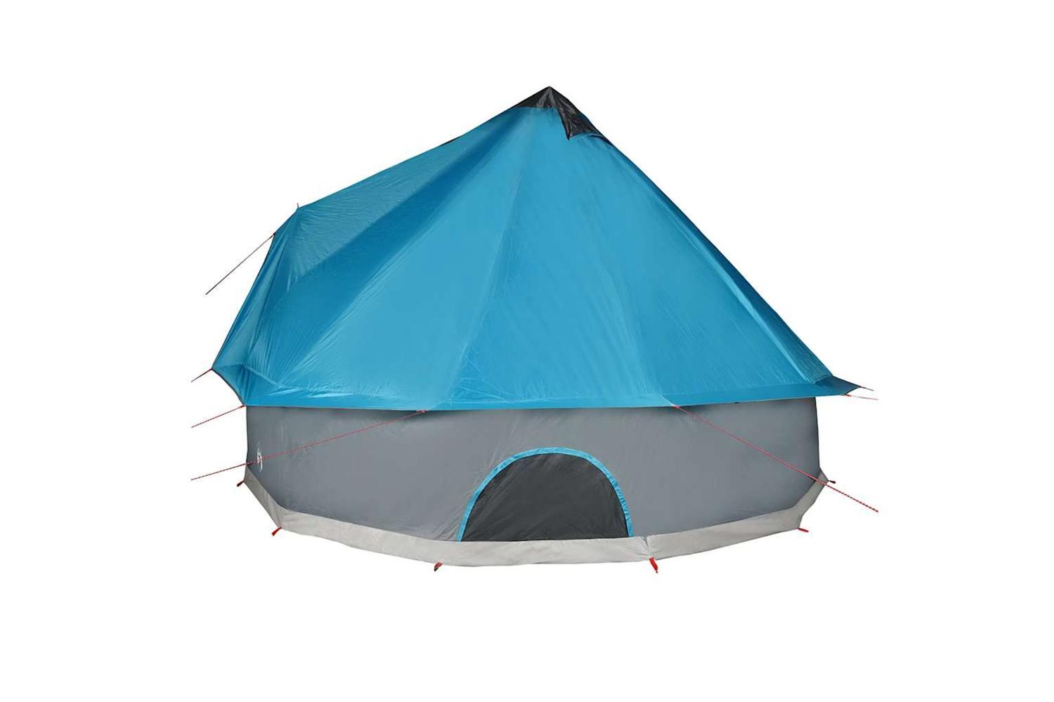 Vidaxl Family Tent Tipi 8-person Blue Waterproof-9