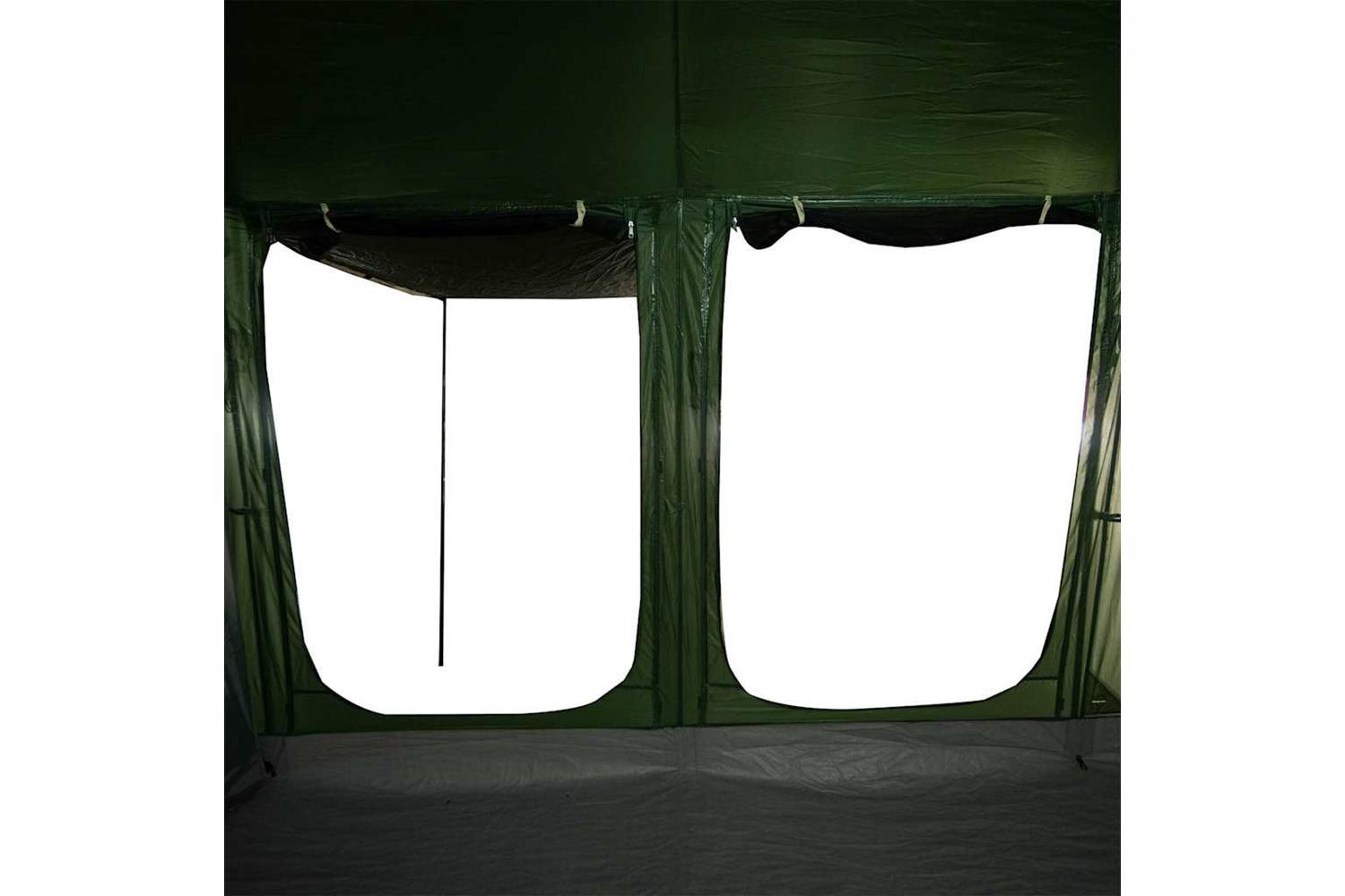 Vidaxl Family Tent Tunnel 10-person Green Waterproof-10