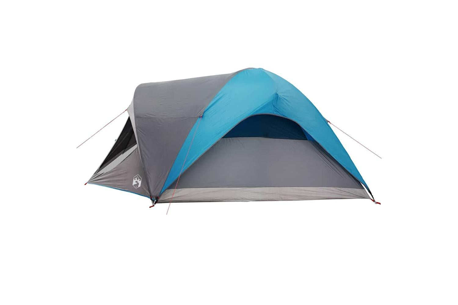 Vidaxl Family Tent Cabin 6-person Blue Waterproof-9