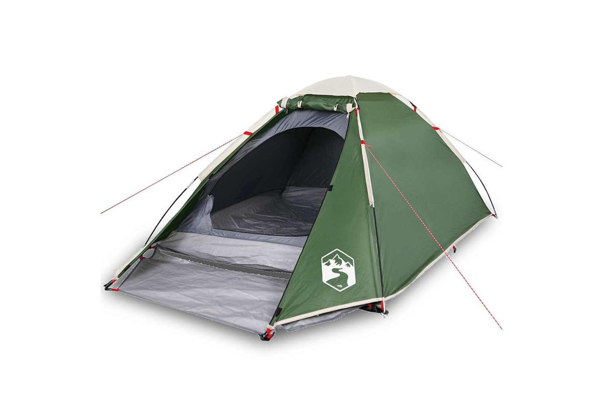 Vidaxl Camping Tent Dome 4-person Green Waterproof-2