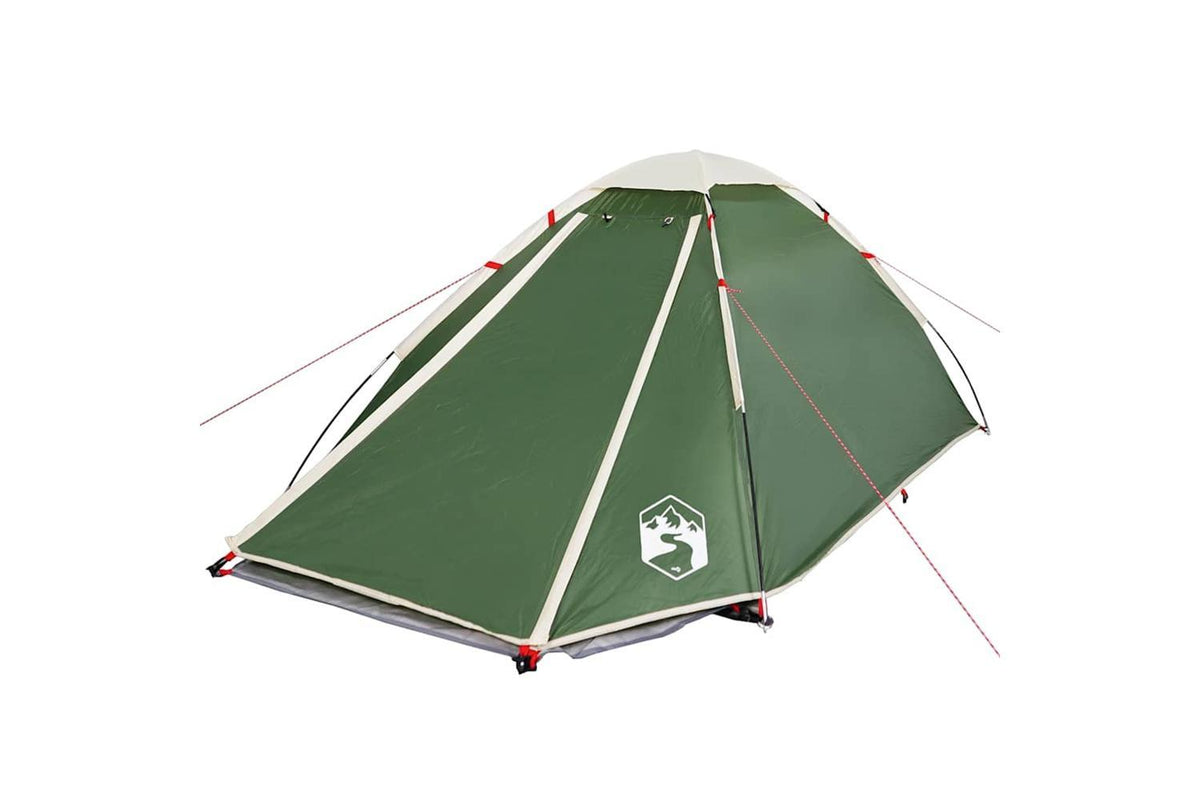Vidaxl Camping Tent Dome 4-person Green Waterproof-5