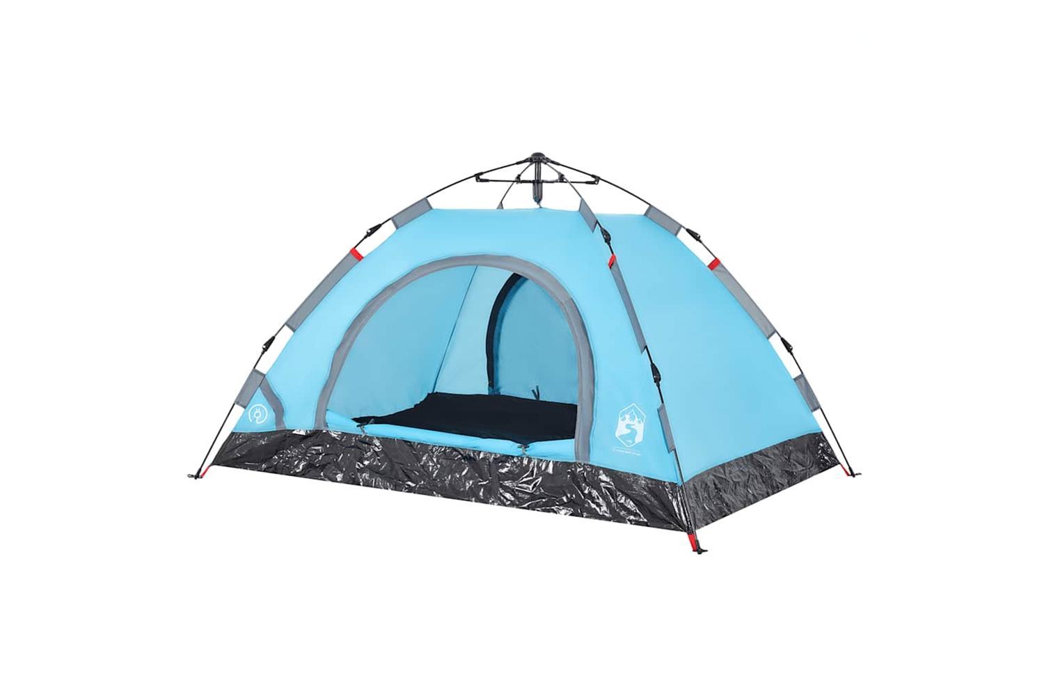 Vidaxl Camping Tent 2-person Blue Quick Release-4