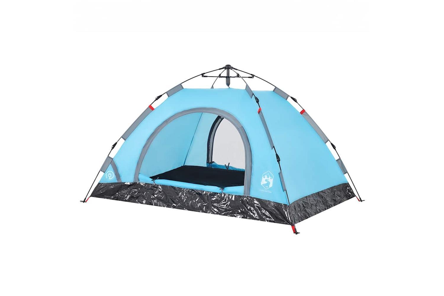 Vidaxl Camping Tent 2-person Blue Quick Release-5